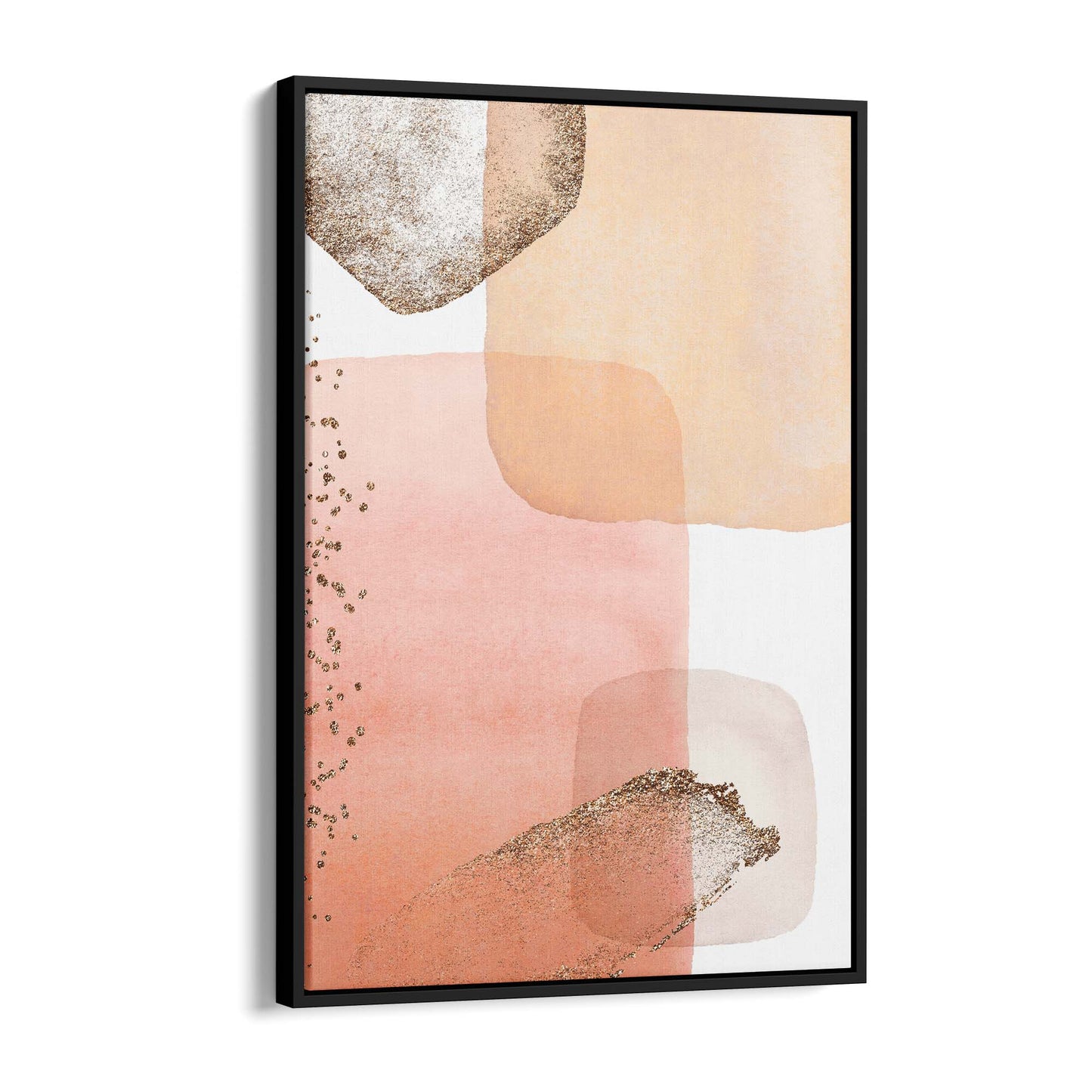 Abstract Modern Watercolour Shapes Painting Wall Art #12 - The Affordable Art Company