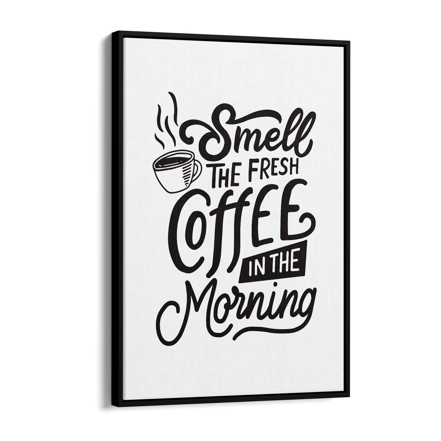 Coffee Quote Minimal Kitchen Cafe Style Wall Art #15 - The Affordable Art Company