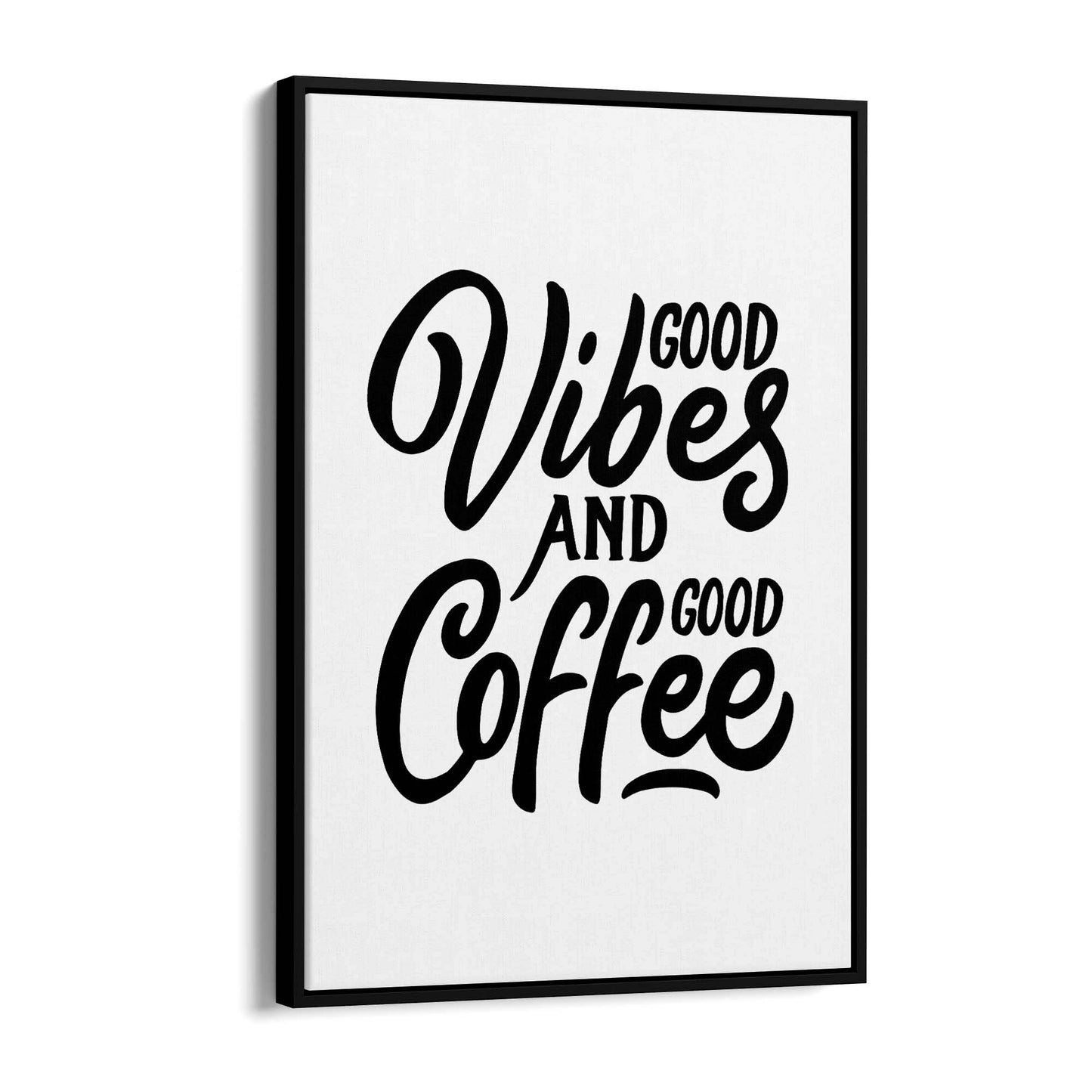 Coffee Quote Minimal Kitchen Cafe Style Wall Art #10 - The Affordable Art Company