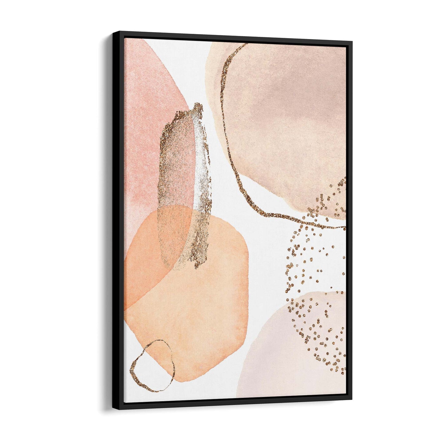 Abstract Modern Watercolour Shapes Painting Wall Art #9 - The Affordable Art Company