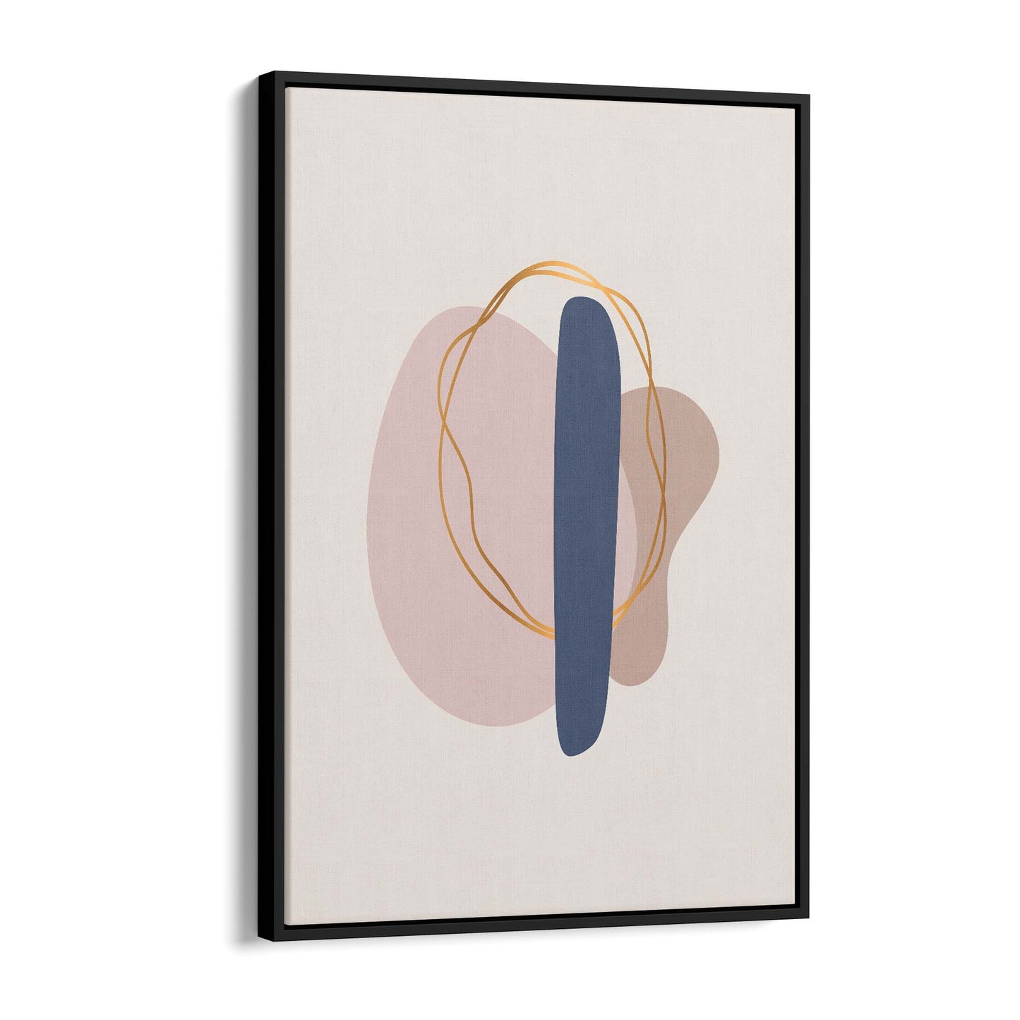 Pale Abstract Shapes Wall Art #10 - The Affordable Art Company