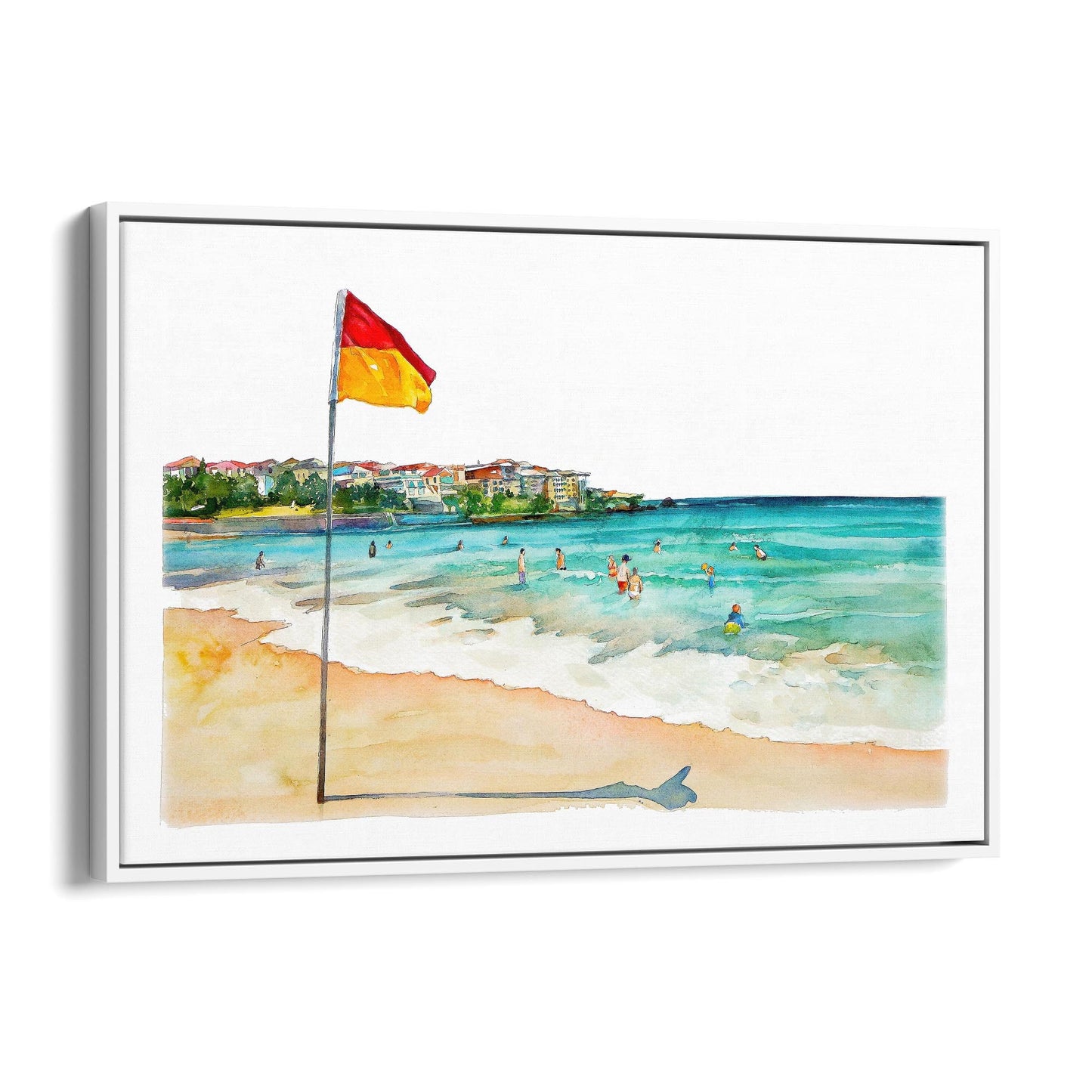 Bondi Beach Sydney Coastal Painting Wall Art - The Affordable Art Company