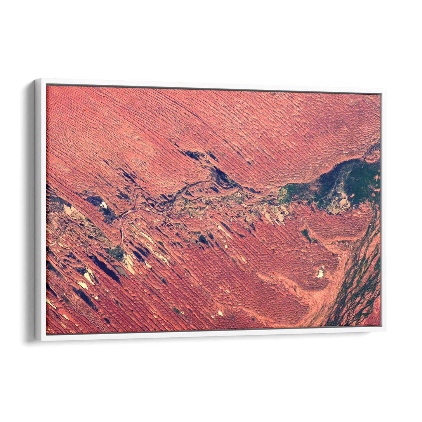 Sand Dunes, Australia Aerial Photograph Wall Art - The Affordable Art Company