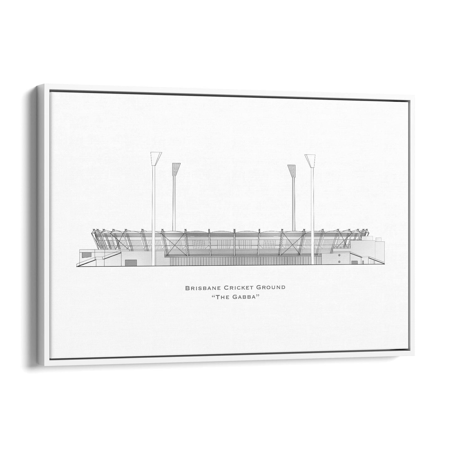 Brisbane Cricket Ground "The Gabba" Original Wall Art - The Affordable Art Company