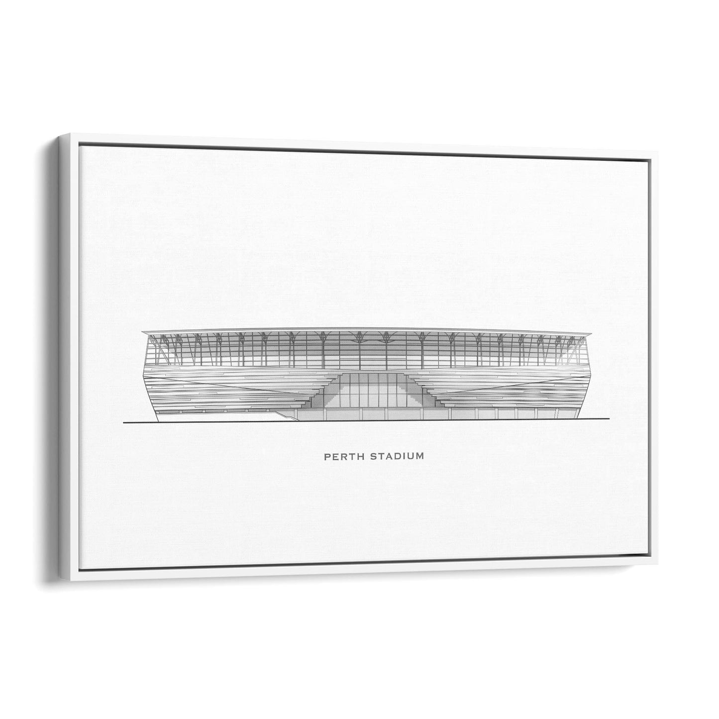 Perth Stadium Original Wall Art - The Affordable Art Company
