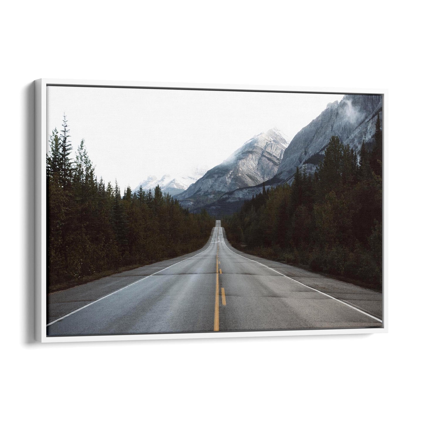 Mountainous Road Landscape Photograph Wall Art - The Affordable Art Company