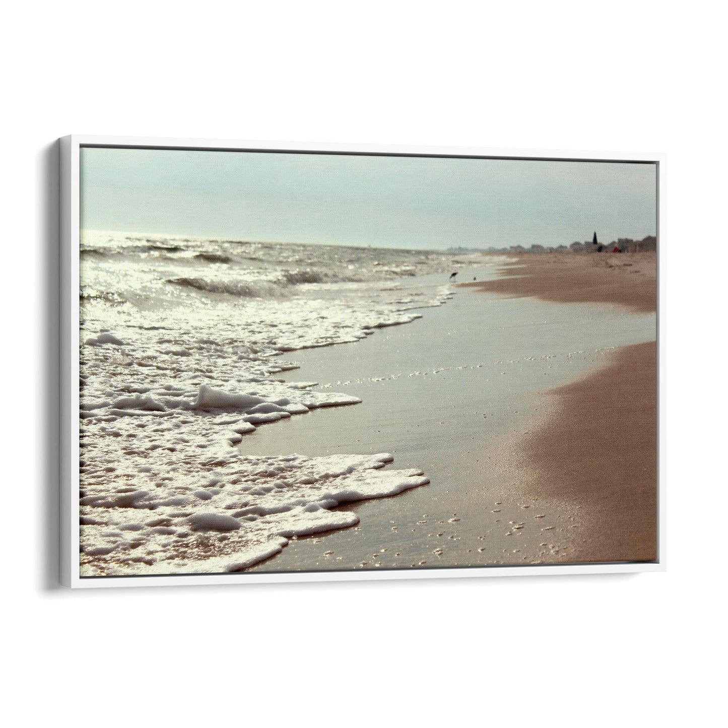 Summer Days Beach Coastal Photograph Wall Art - The Affordable Art Company