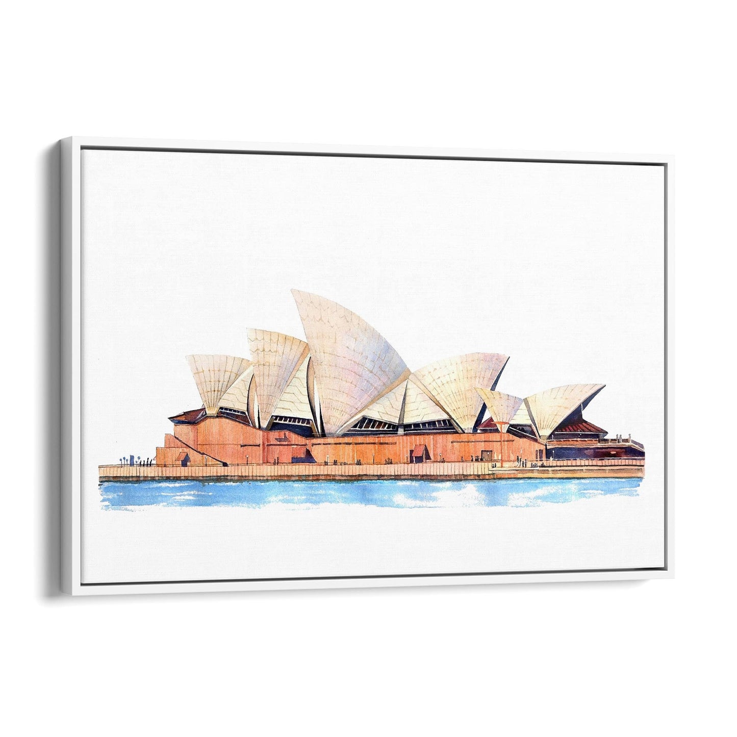 Sydney Opera House Painting Australian Wall Art - The Affordable Art Company
