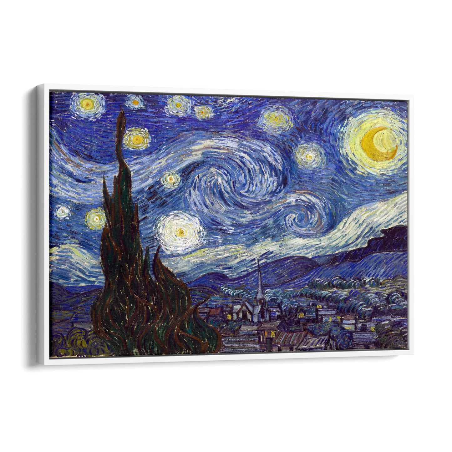 Starry Night by Vincent Van Gogh Painting Wall Art - The Affordable Art Company