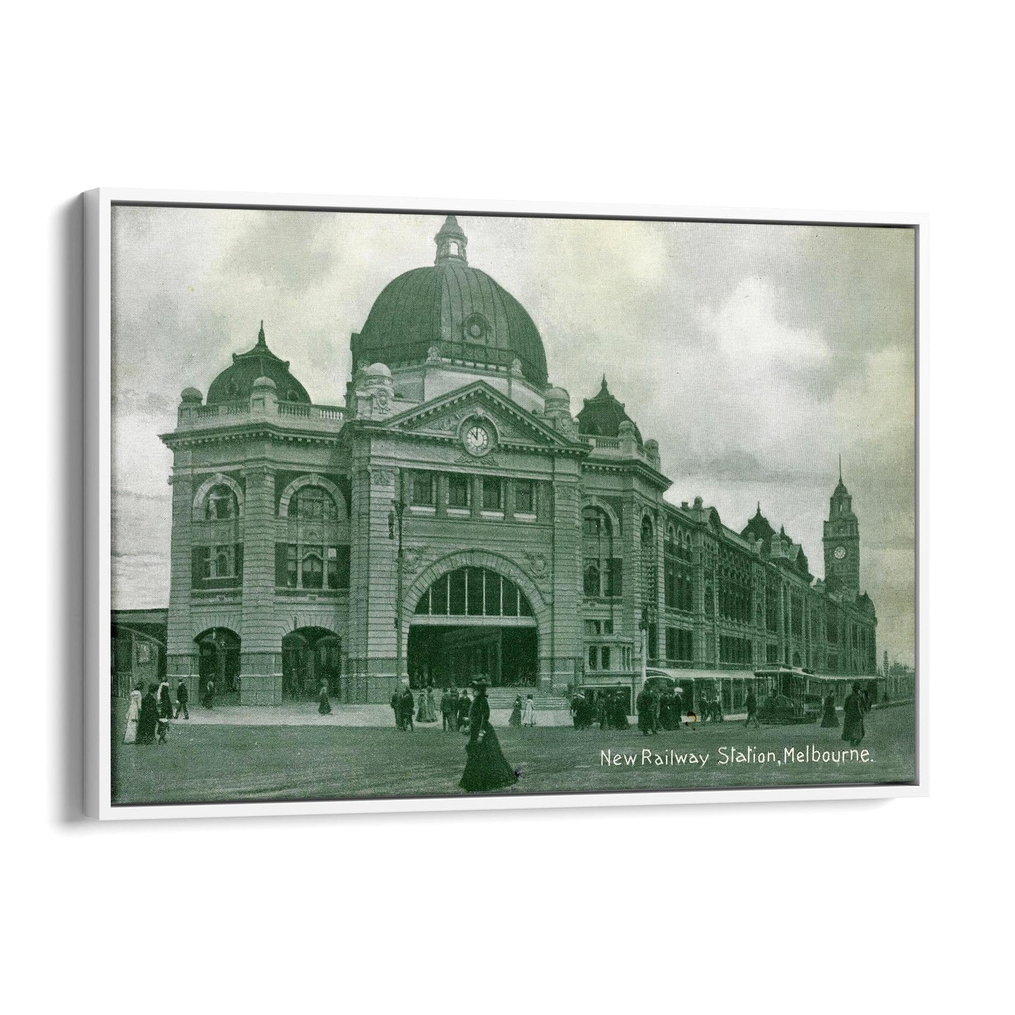 Flinders St Station Melbourne Vintage Photograph Art #4 - The Affordable Art Company