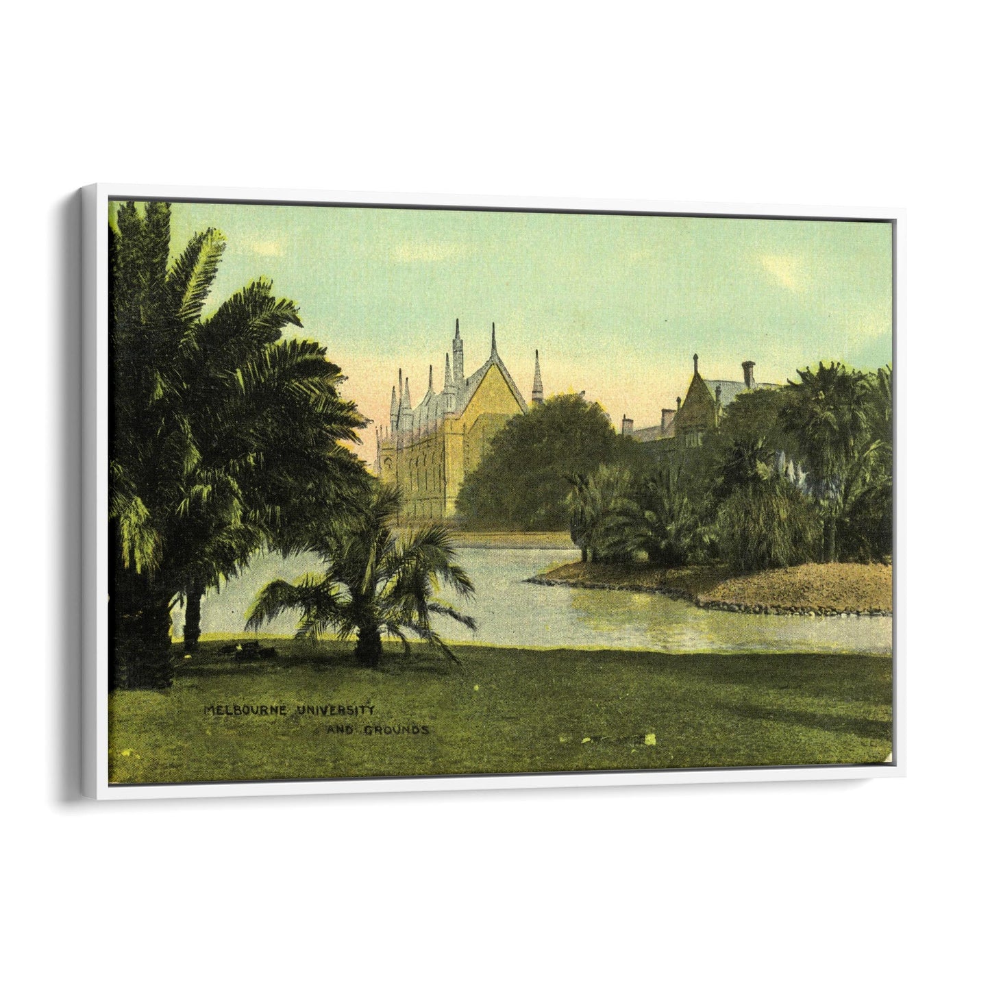 Melbourne University Vintage Artwork Wall Art - The Affordable Art Company