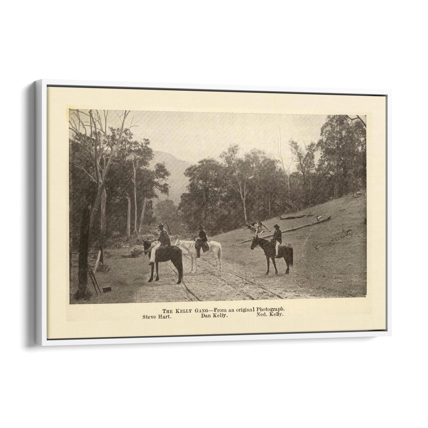 The Kelly Gang Australia Vintage Photograph Art - The Affordable Art Company