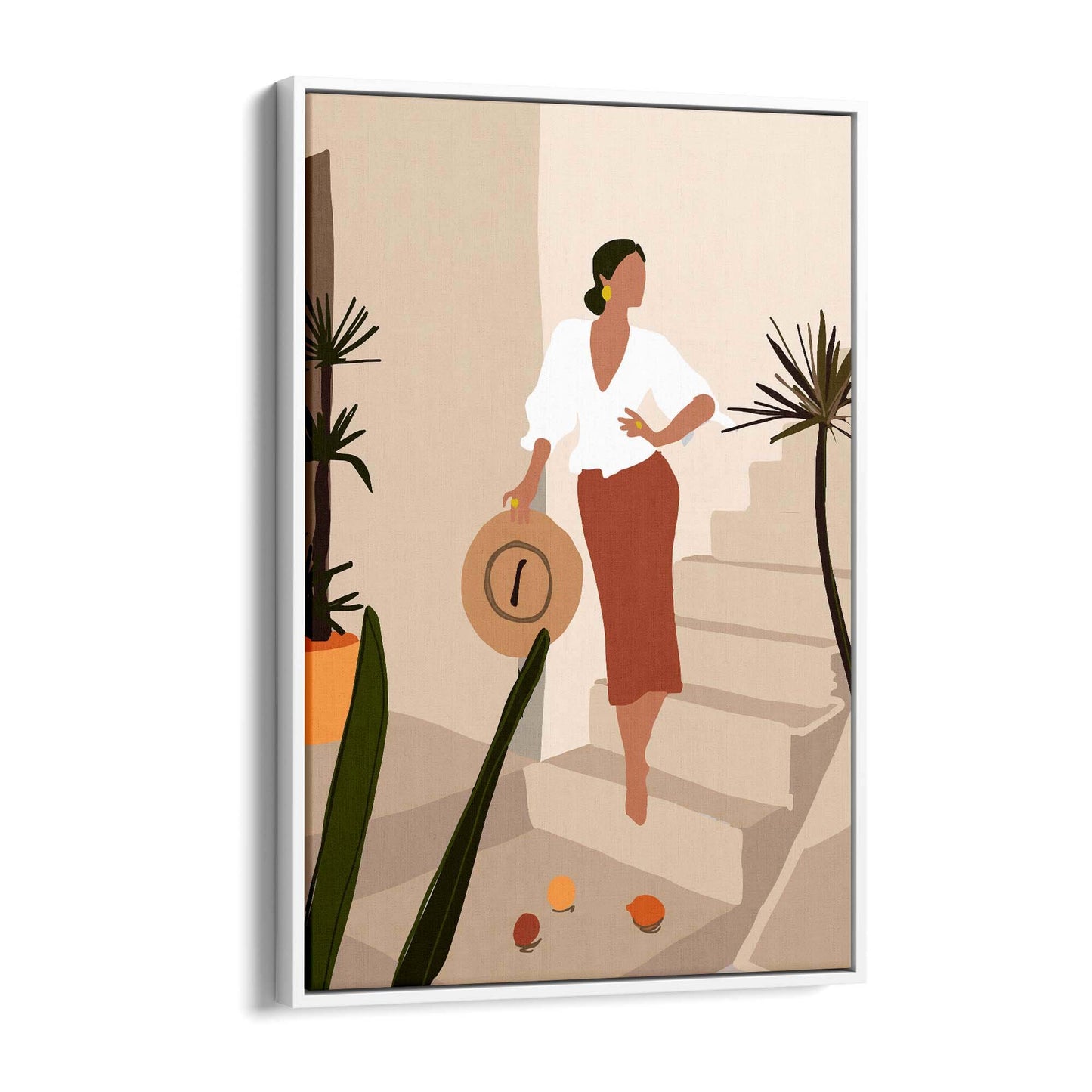 Fashion Minimal Retro Girls Bedroom Wall Art #4 - The Affordable Art Company