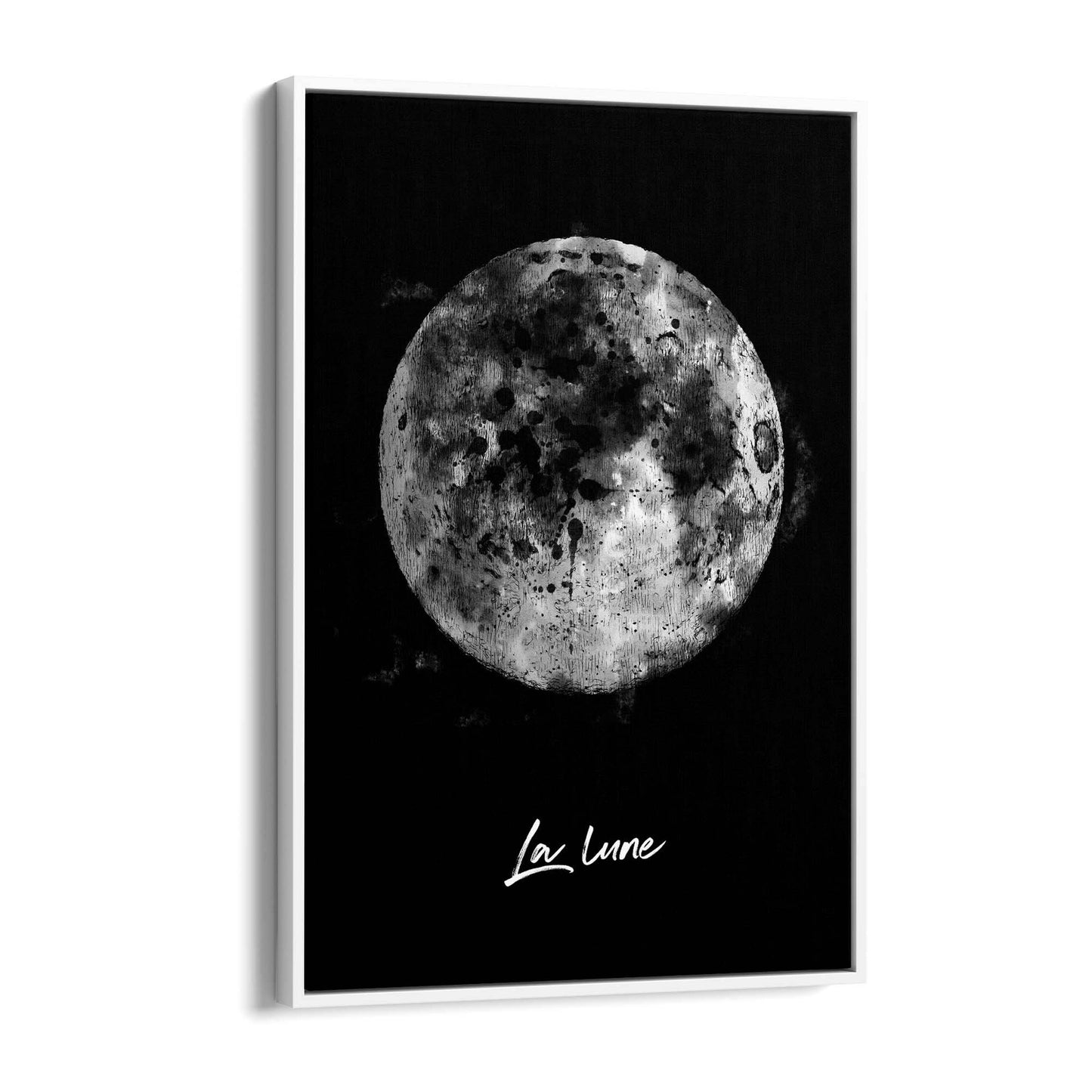 The Moon Space Science Painting Wall Art - The Affordable Art Company