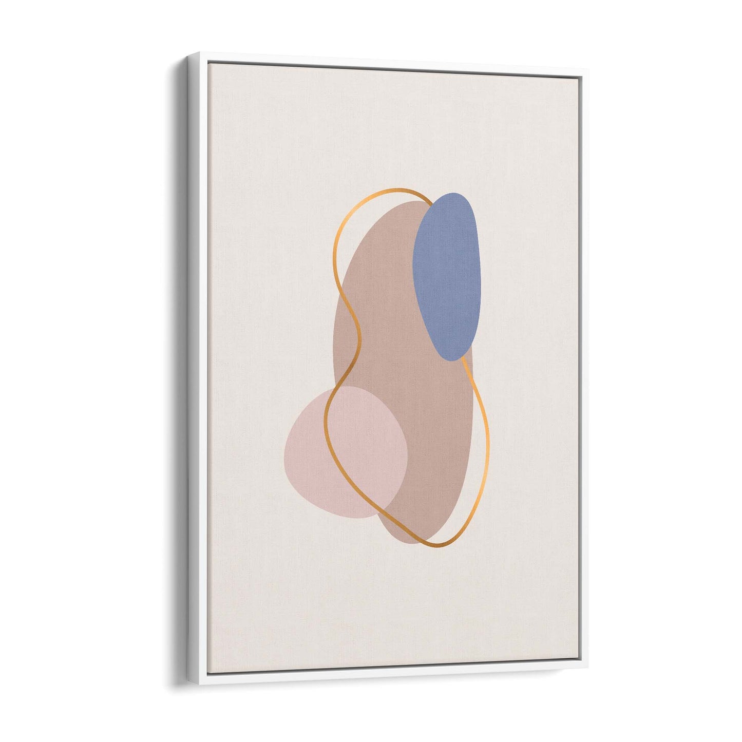 Pale Abstract Shapes Wall Art #9 - The Affordable Art Company
