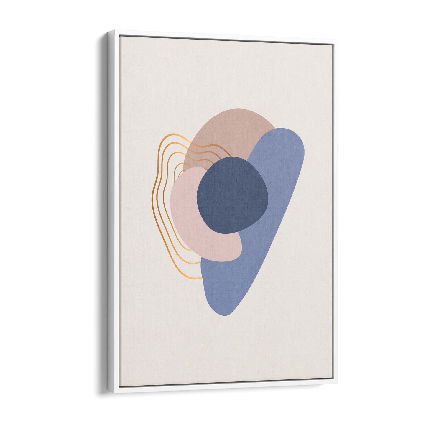 Pale Abstract Shapes Wall Art #8 - The Affordable Art Company