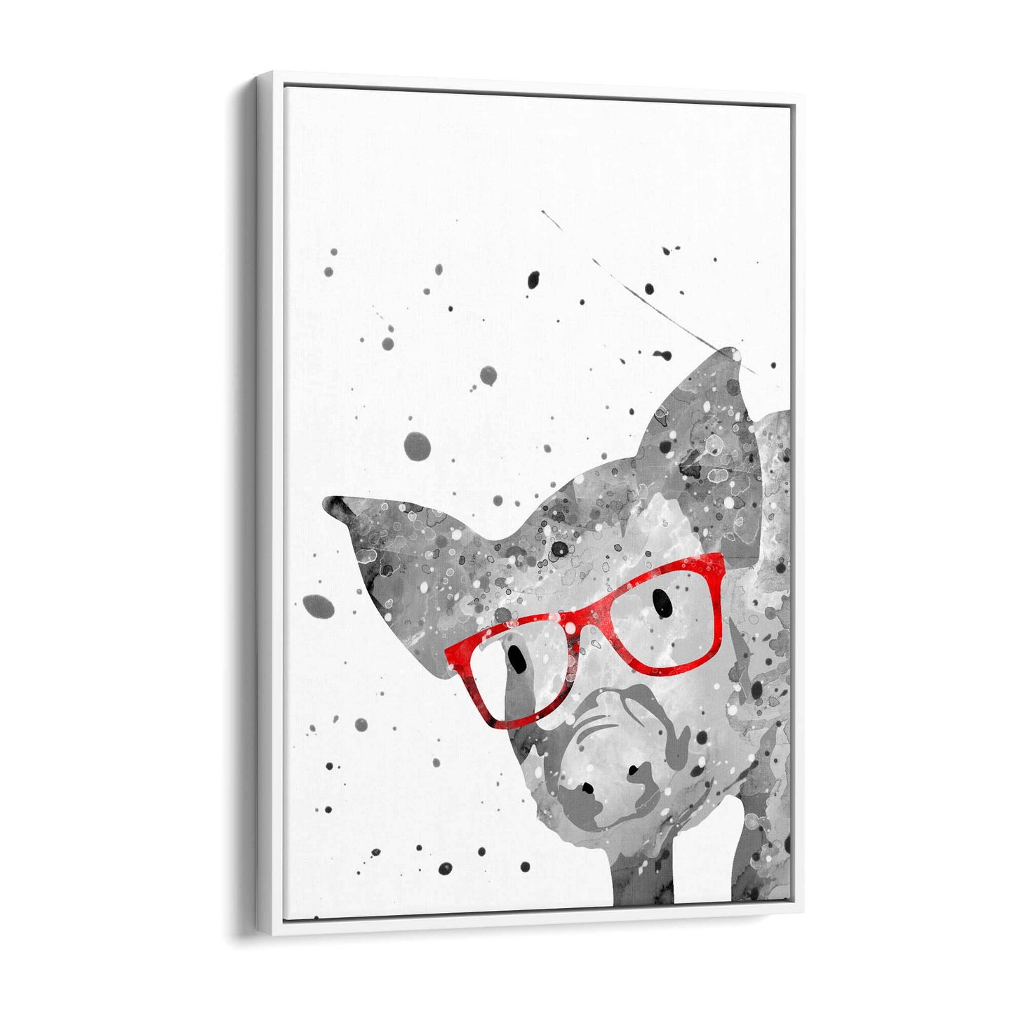 Cute Pig Nursery Cartoon Animal Baby Wall Art - The Affordable Art Company