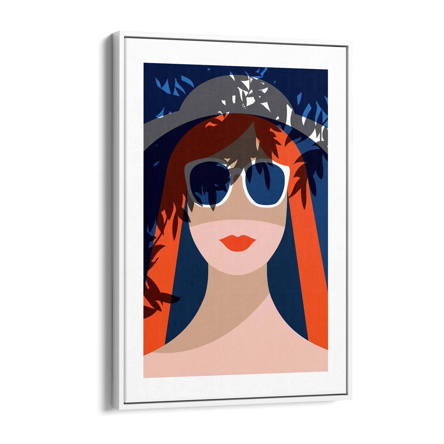 Retro Summer Beach Coastal Fashion Wall Art #1 - The Affordable Art Company