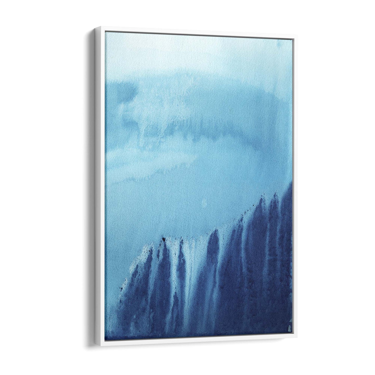 Minimal Blue Painting Abstract Modern Wall Art #13 - The Affordable Art Company