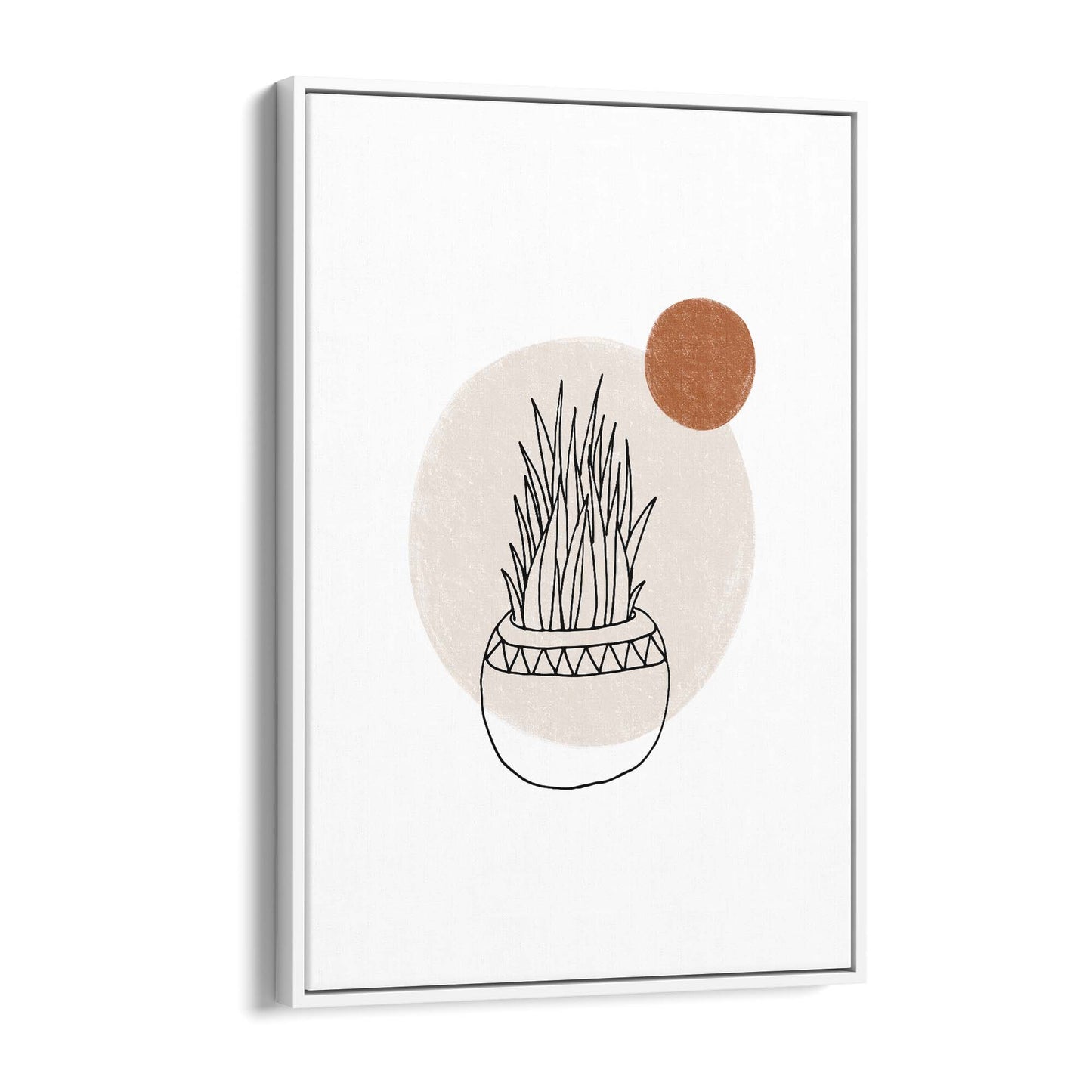 Modern Abstract Shape Minimal Retro Wall Art #10 - The Affordable Art Company