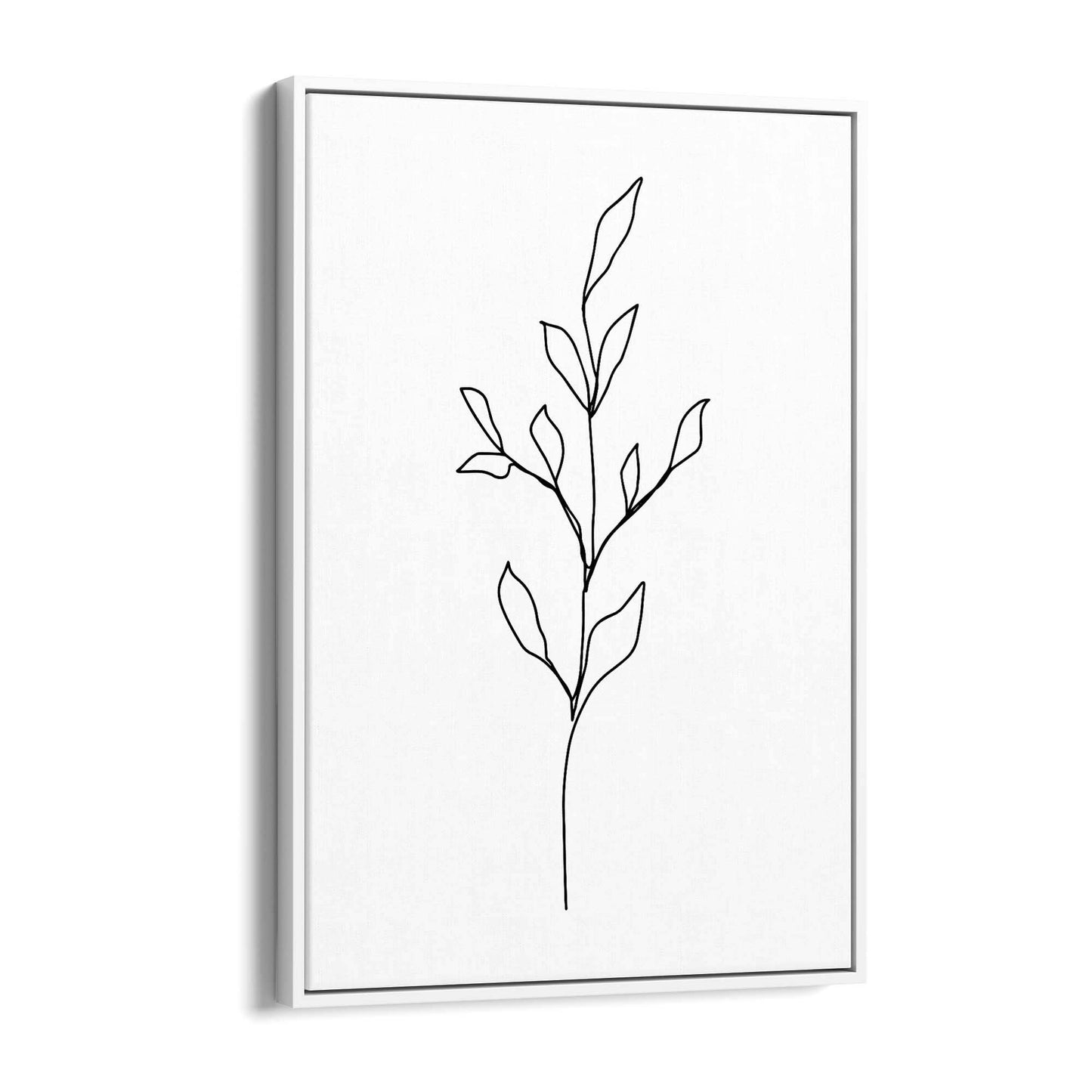 Minimal Floral Drawing Flower Abstract Wall Art #41 - The Affordable Art Company