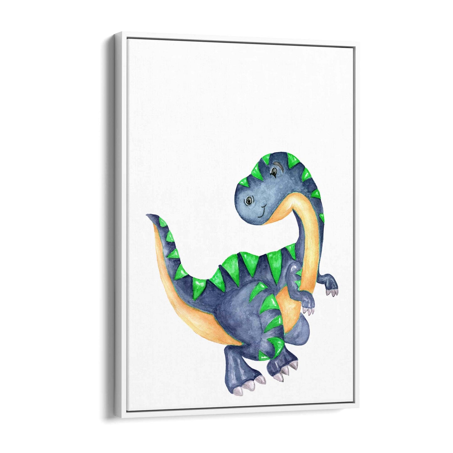 Cute Cartoon Dinosaur Boys Bedroom Wall Art #4 - The Affordable Art Company