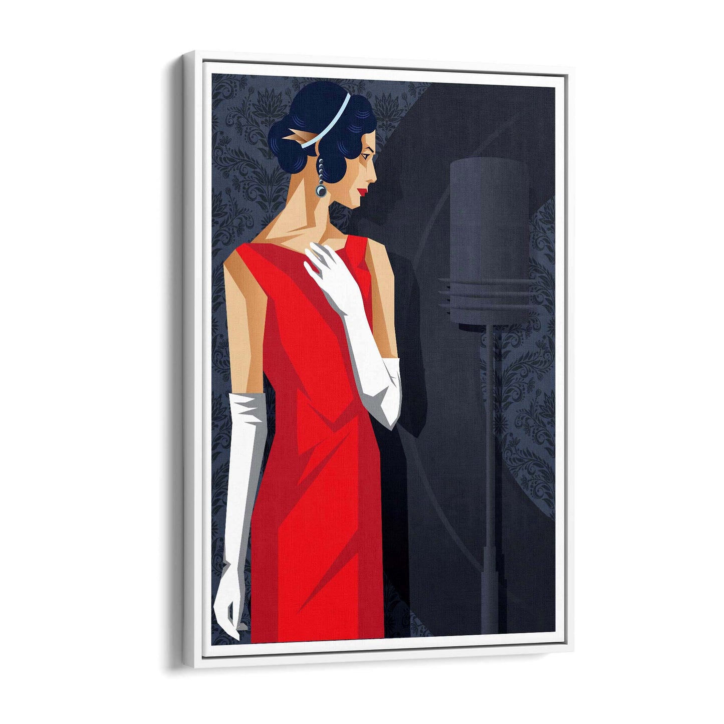 Art Deco New York Fashion Retro Vintage Wall Art #5 - The Affordable Art Company