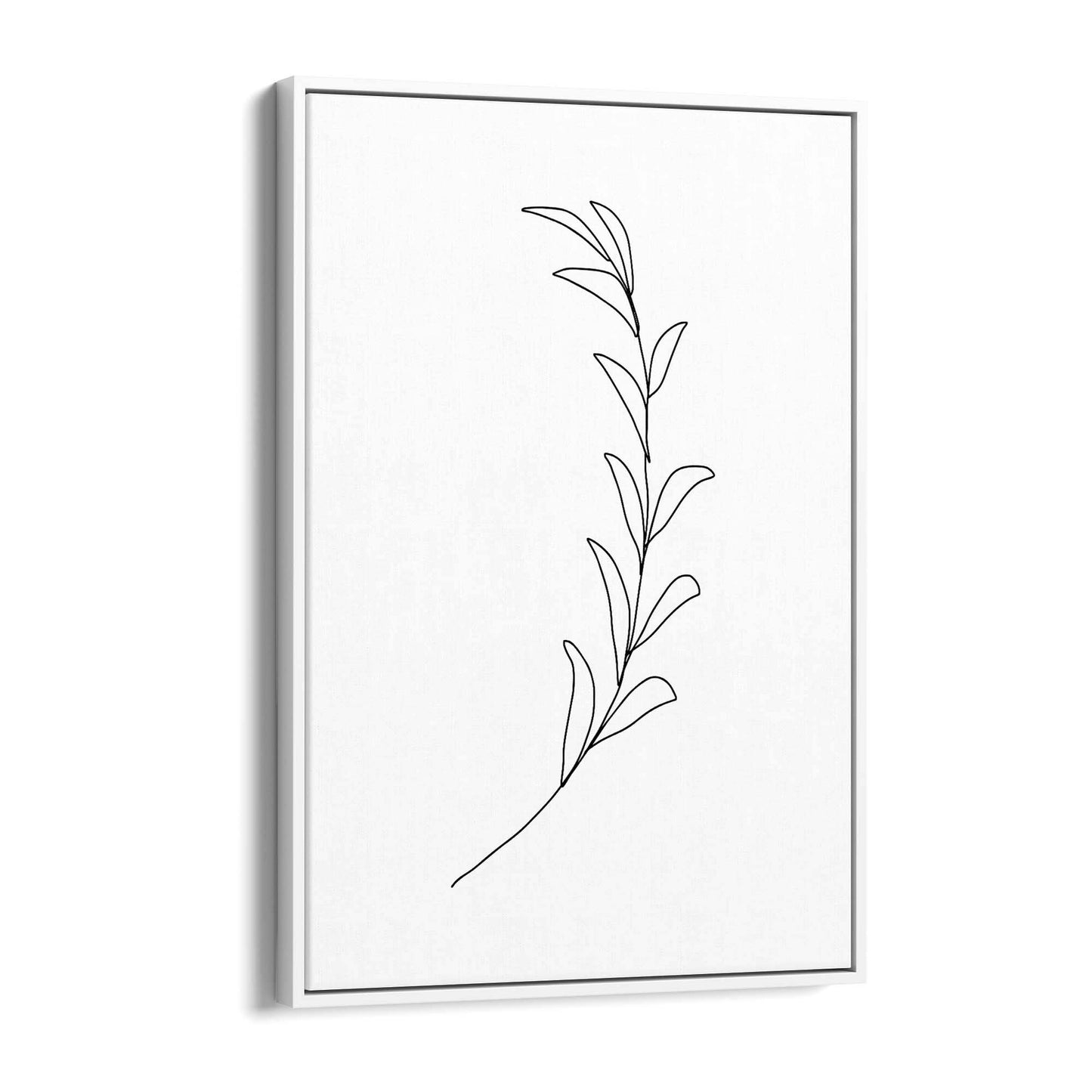 Minimal Floral Drawing Flower Abstract Wall Art #45 - The Affordable Art Company