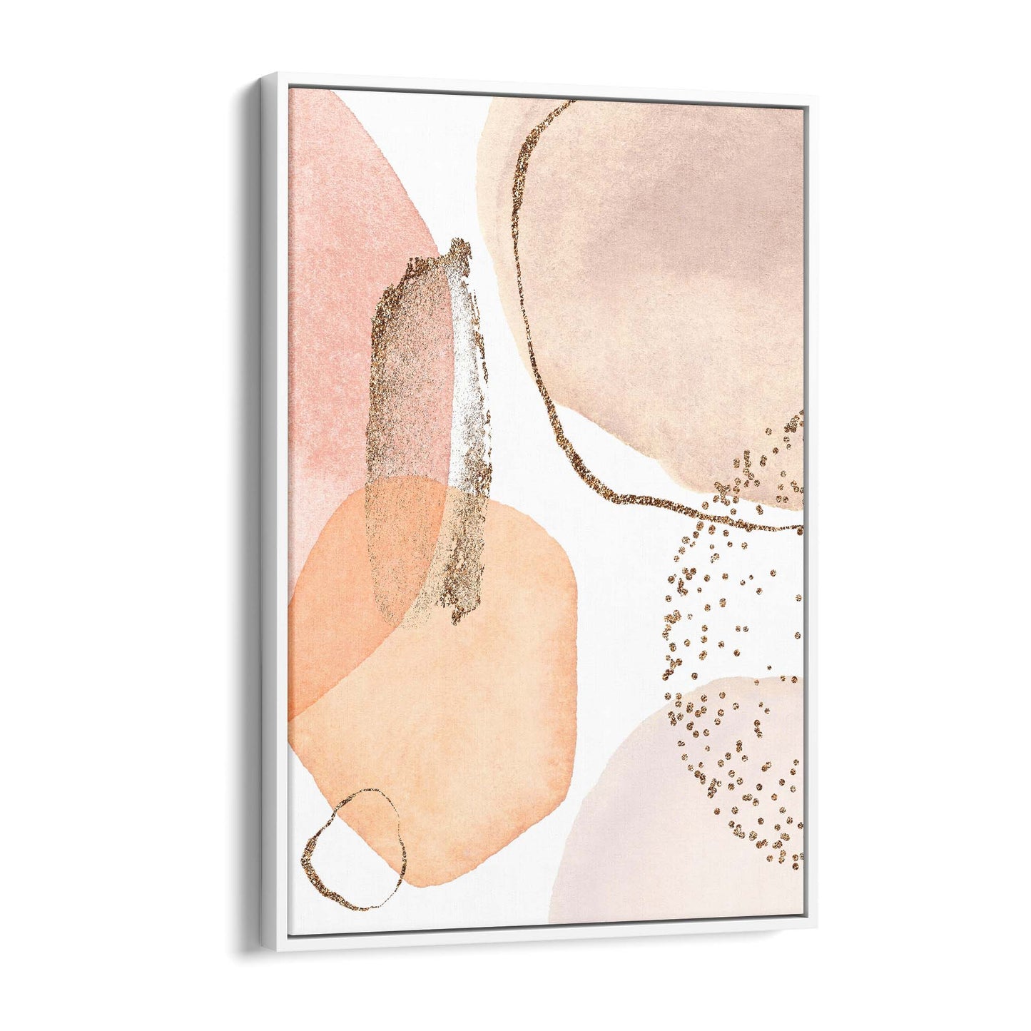 Abstract Modern Watercolour Shapes Painting Wall Art #9 - The Affordable Art Company