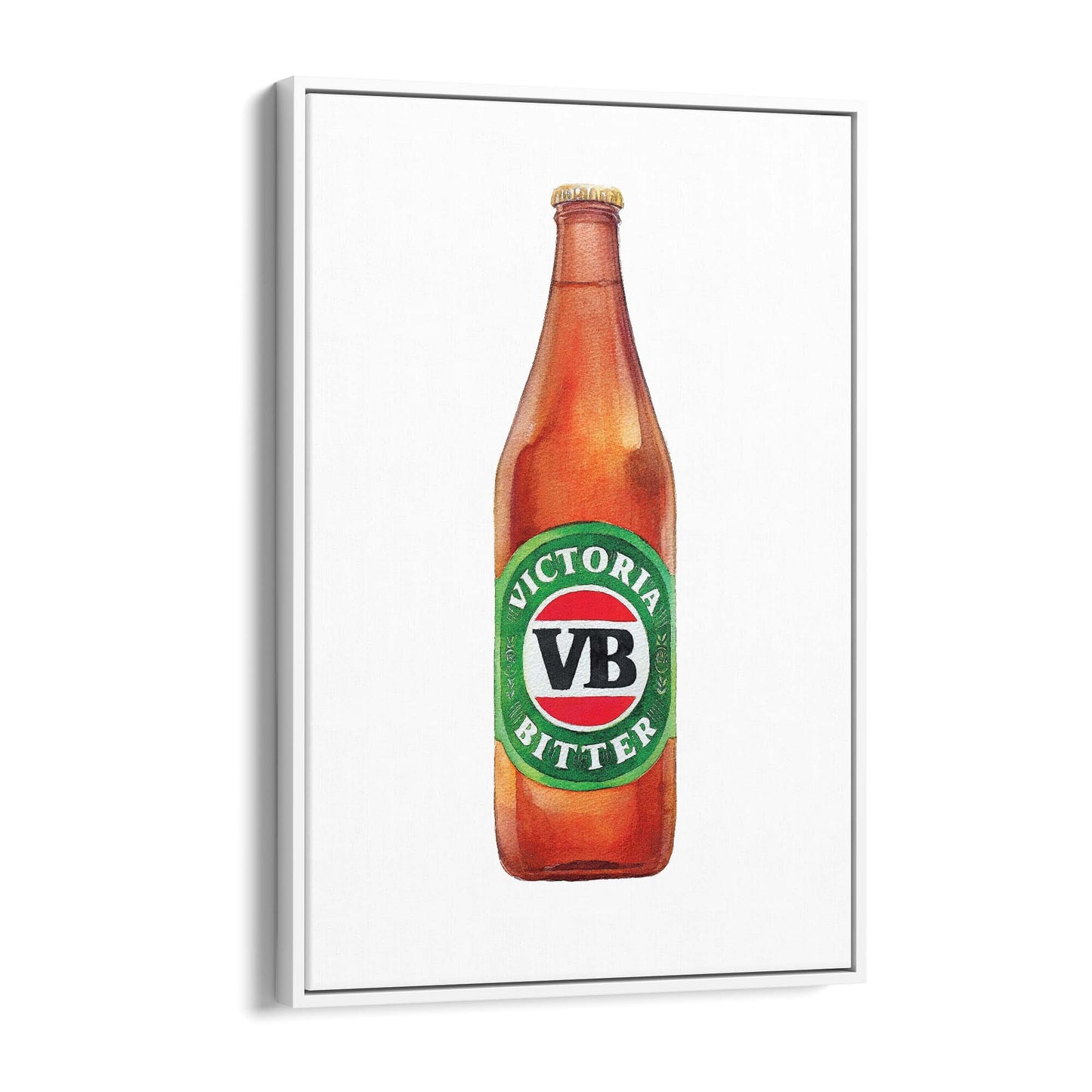 Victoria Bitter Longneck Painting Wall Art - The Affordable Art Company