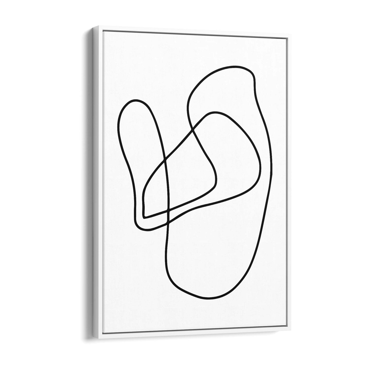 Minimal Abstract Modern Line Artwork Wall Art #7 - The Affordable Art Company