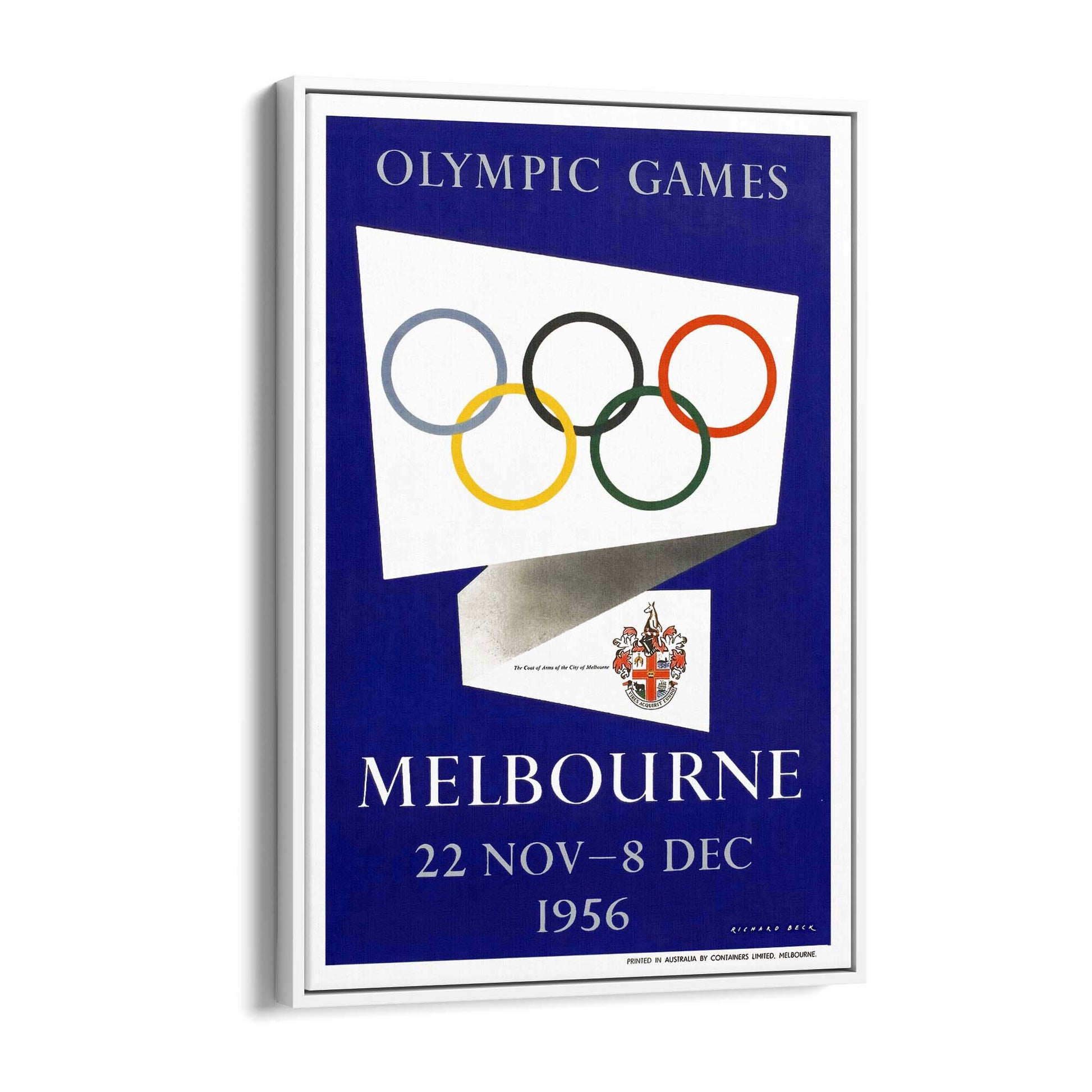 Olympic Games Melbourne (1956) Vintage Wall Art #1 - The Affordable Art Company
