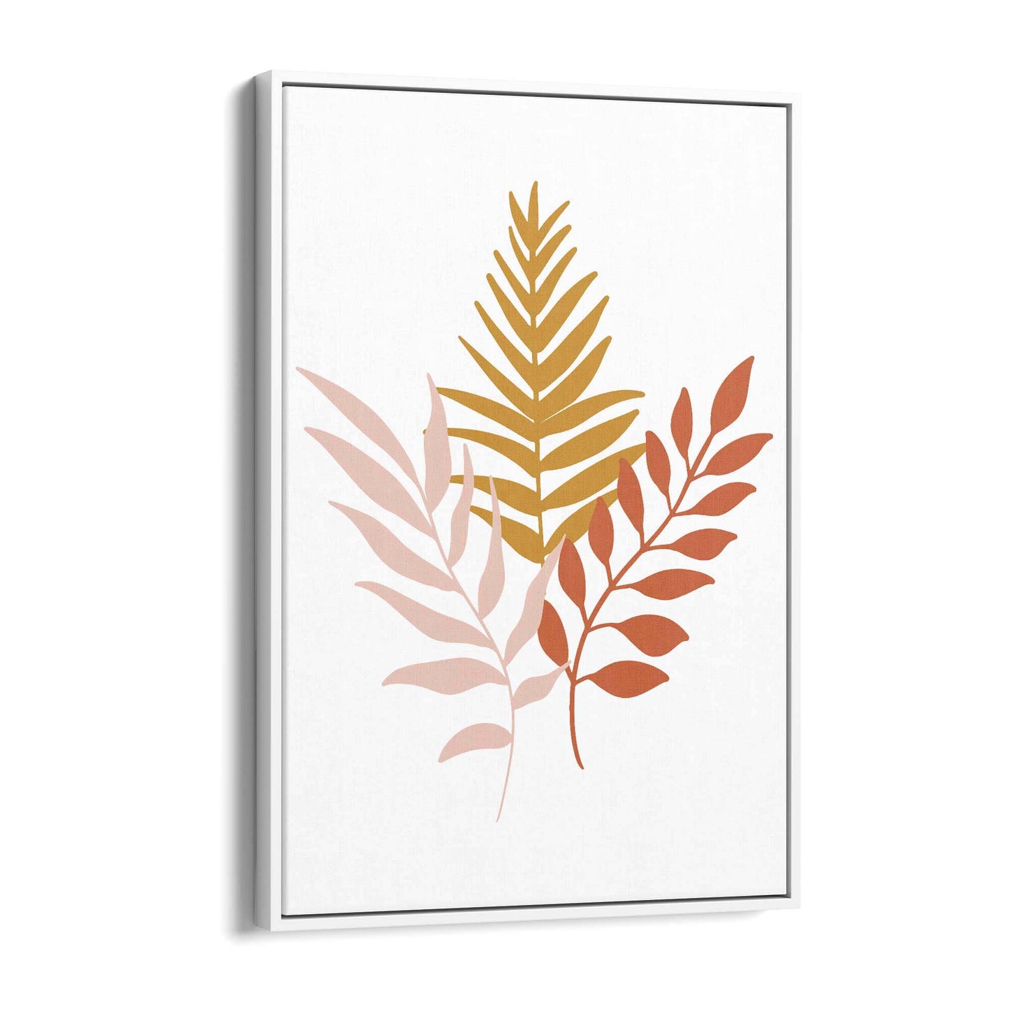 Abstract House Plant Minimal Living Room Wall Art #4 - The Affordable Art Company