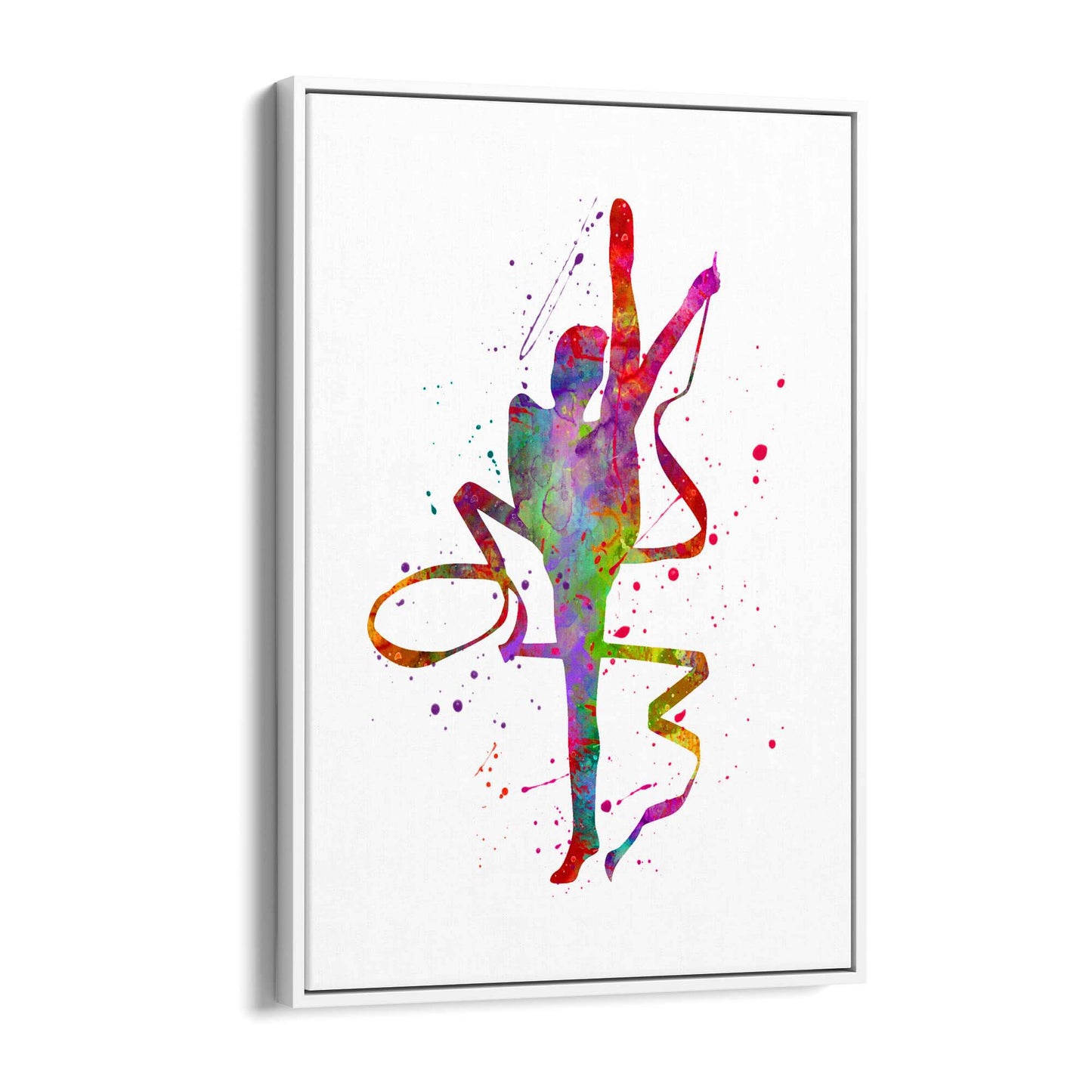 Gymnast Dance Girls Bedroom Gymnastics Wall Art #3 - The Affordable Art Company