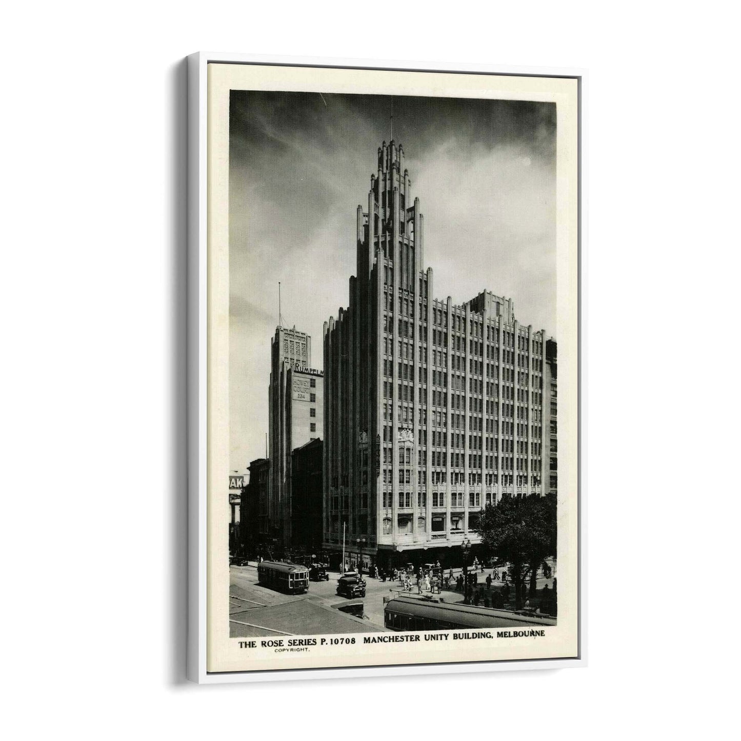 Manchester Unity Building, Melbourne Vintage Art - The Affordable Art Company