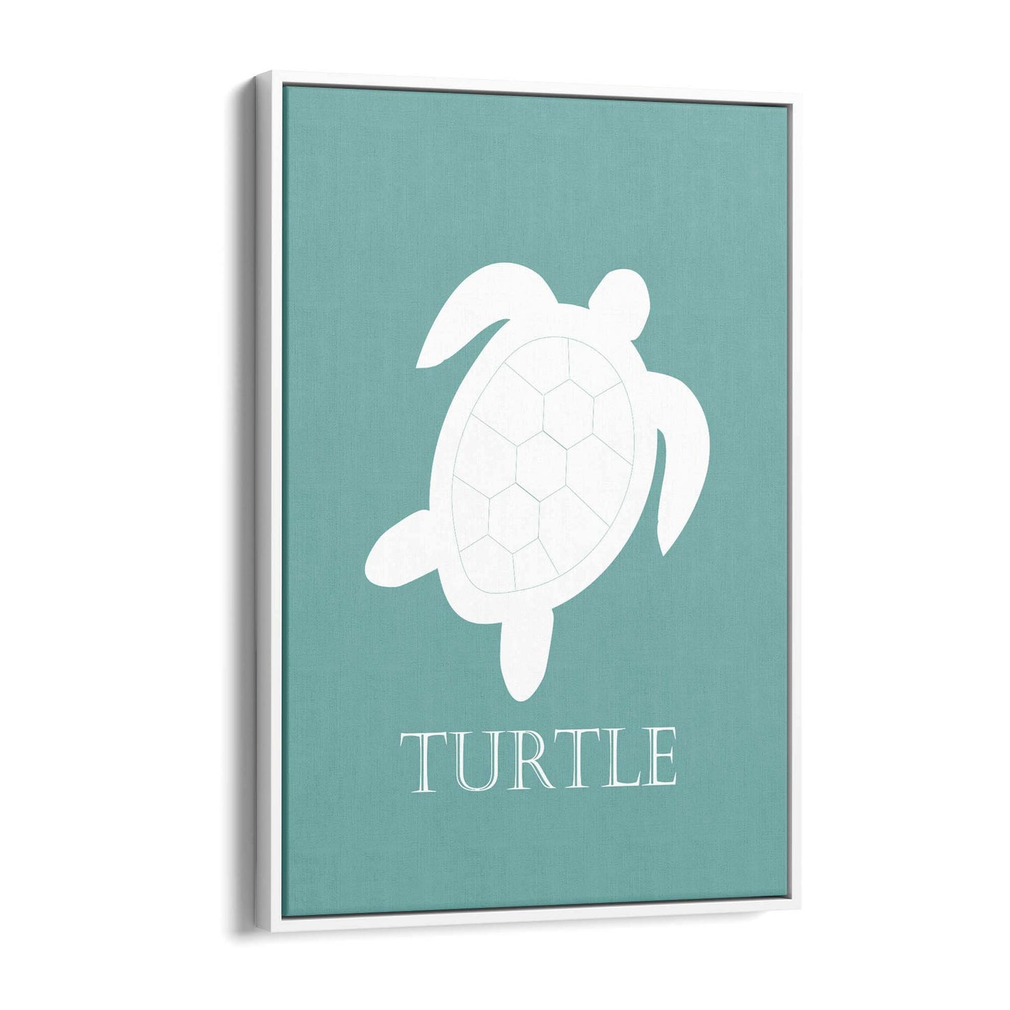 Sea Turtle Cartoon Sealife Nursery Baby Wall Art #2 - The Affordable Art Company