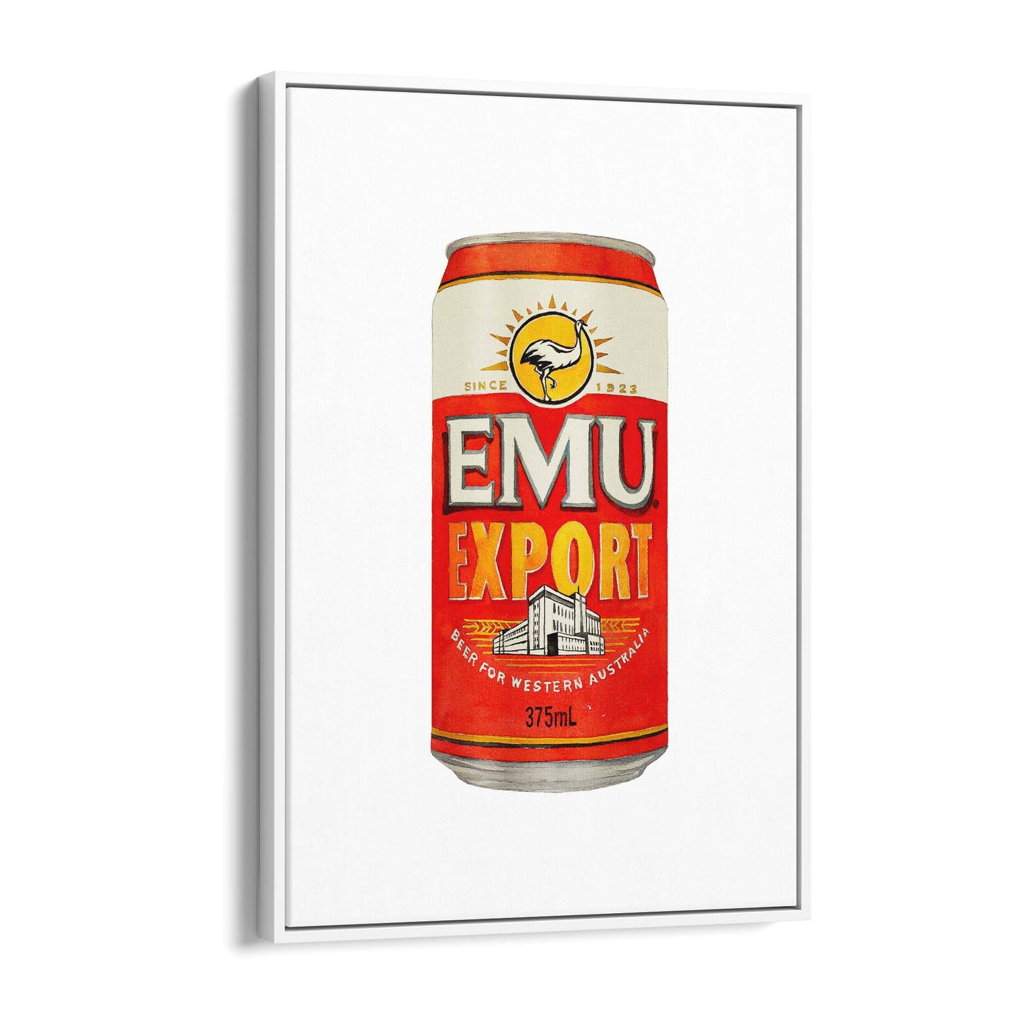 Emu Export Beer Painting Gift Man Cave Wall Art - The Affordable Art Company