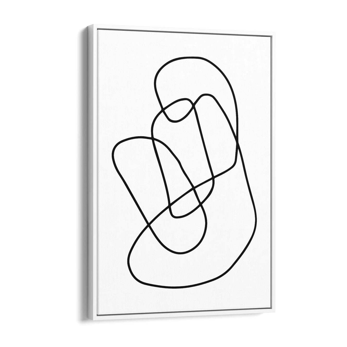 Minimal Abstract Modern Line Artwork Wall Art #1 - The Affordable Art Company