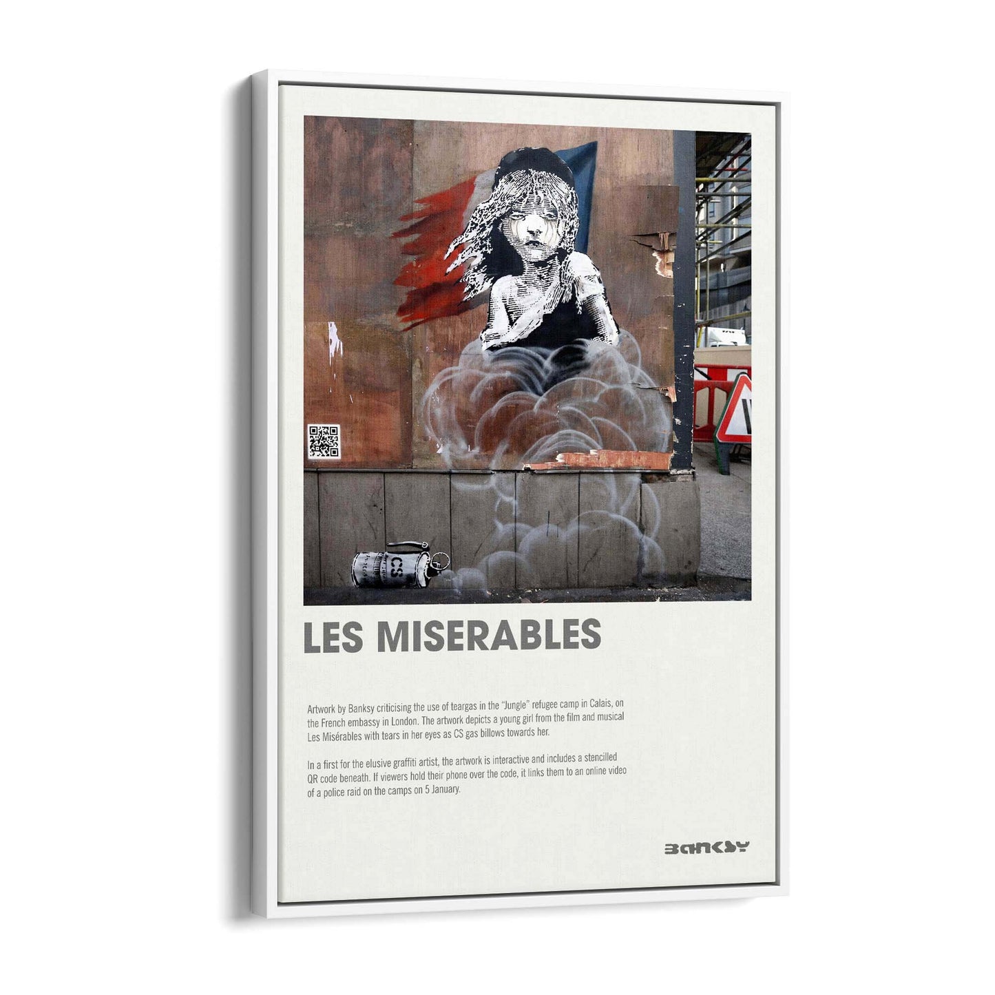 Banksy "Les Miserables" Graffiti Gallery Wall Art - The Affordable Art Company