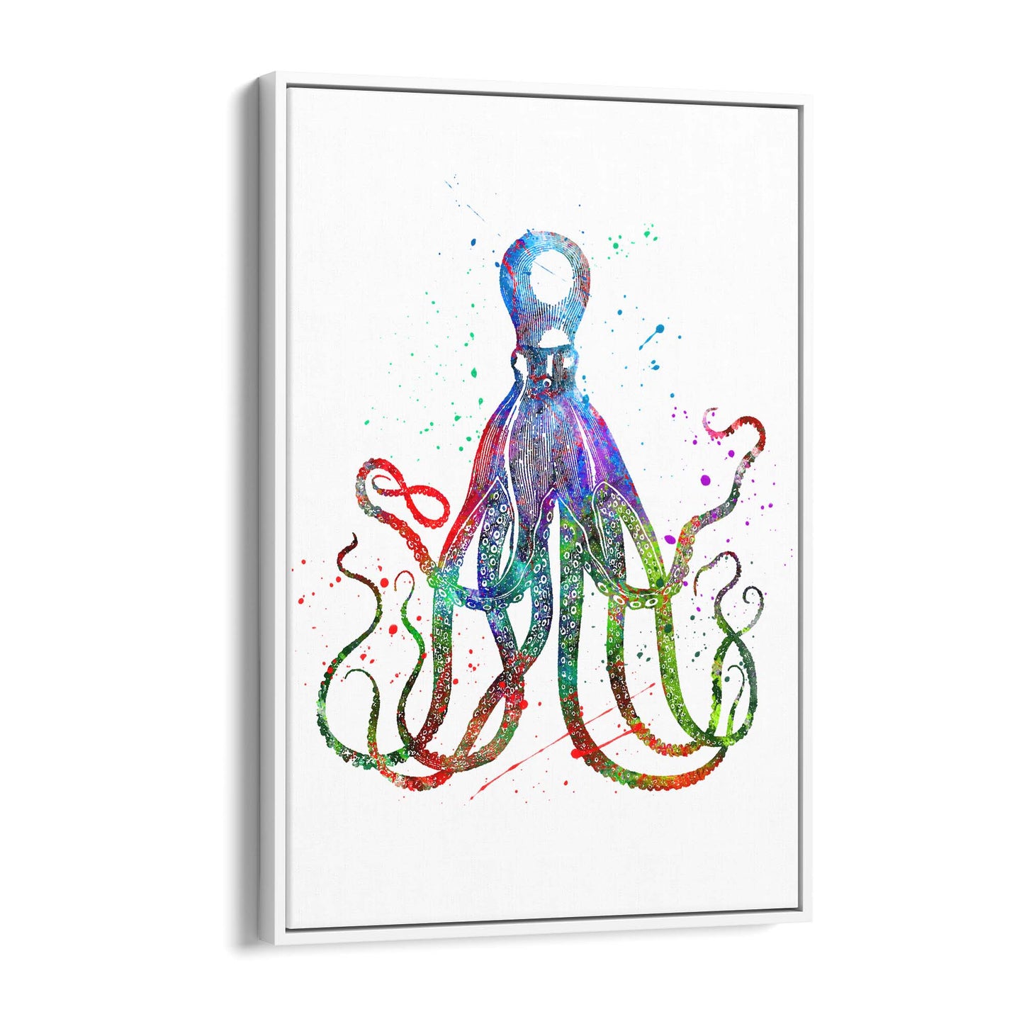 Cite Giant Squid Painting Sealife Nursery Wall Art - The Affordable Art Company