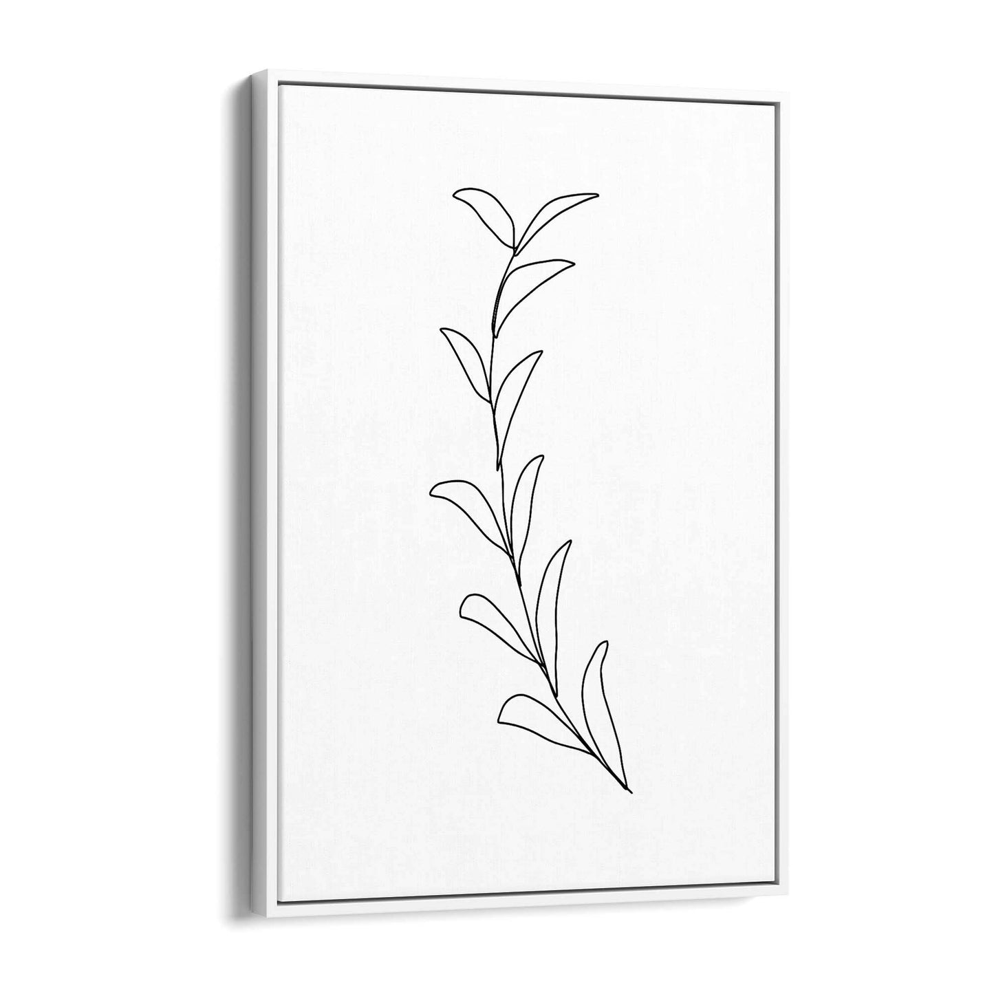 Minimal Floral Drawing Flower Abstract Wall Art #44 - The Affordable Art Company