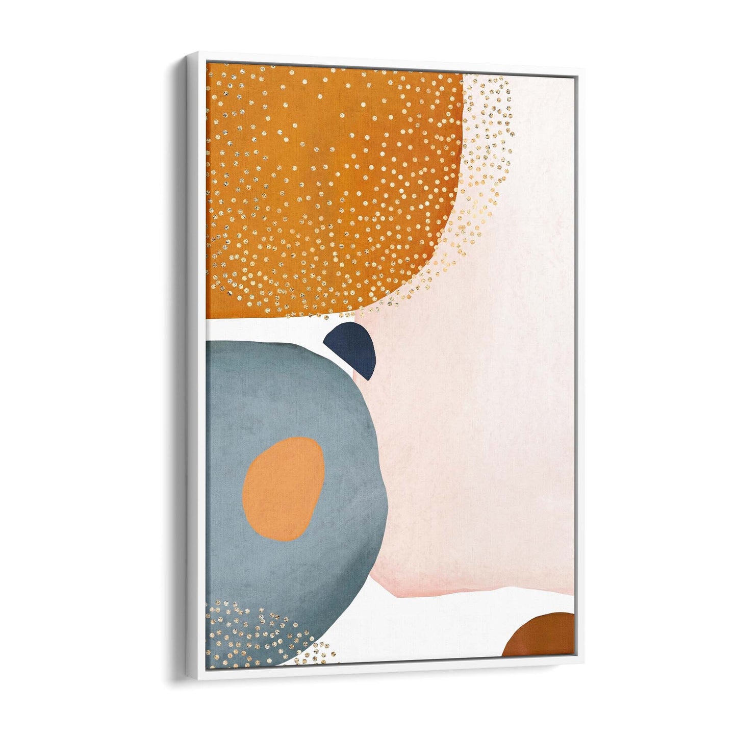 Minimal Pastel Abstract Retro Painting Wall Art #4 - The Affordable Art Company