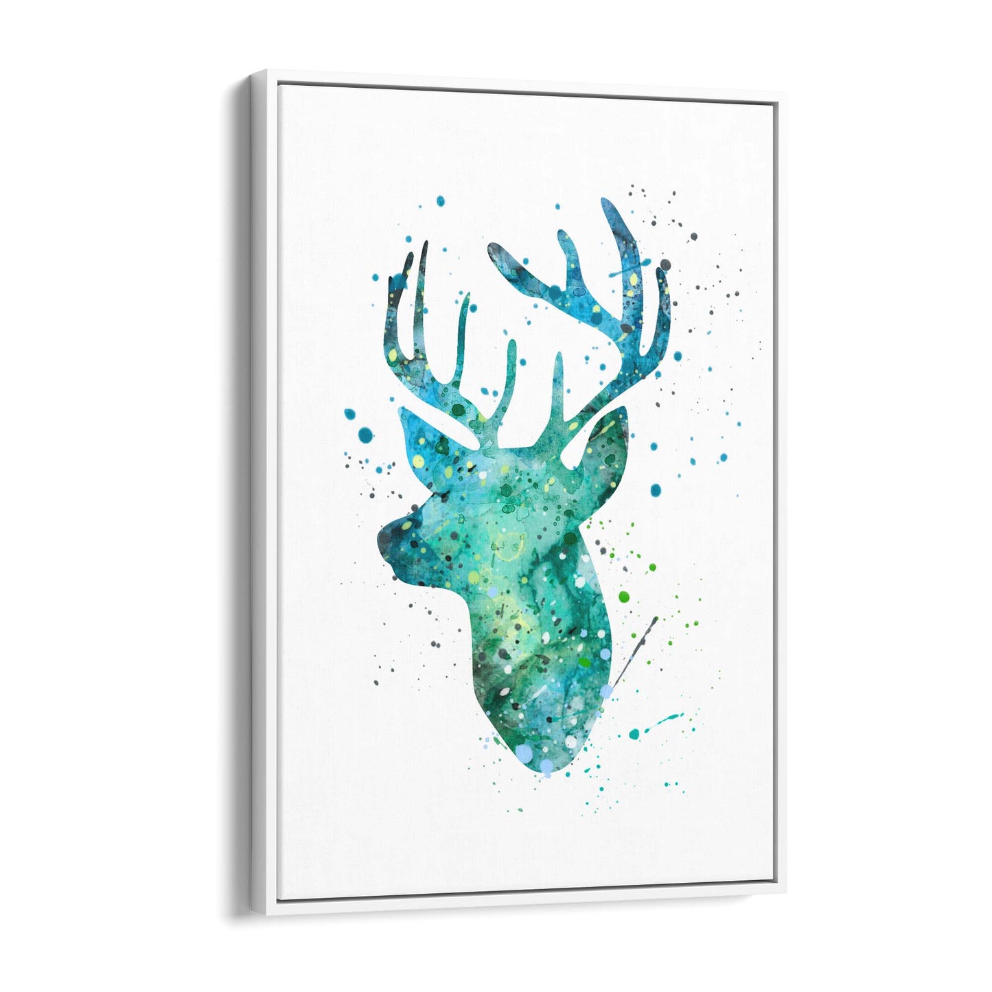 Cute Deer Woodland Animal Nursery Wall Art #1 - The Affordable Art Company