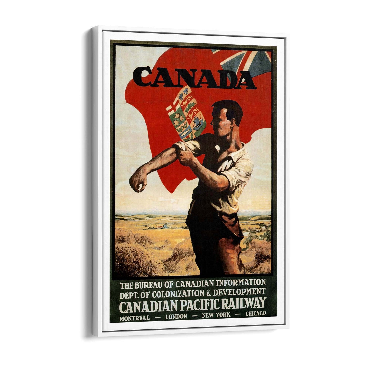 Canadian Pacific Vintage Shipping Advert Wall Art #1 - The Affordable Art Company