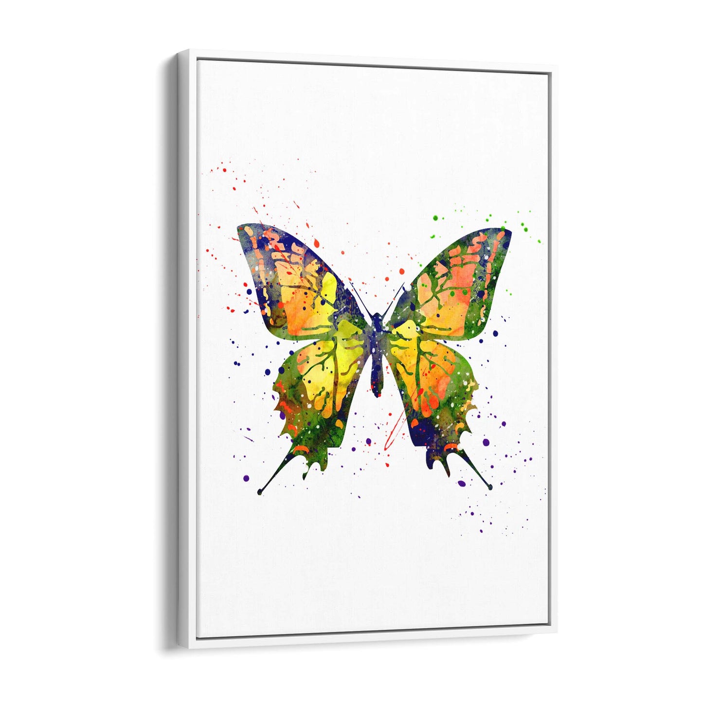 Butterfly Cute Nursery Baby Toddler Wall Art #3 - The Affordable Art Company