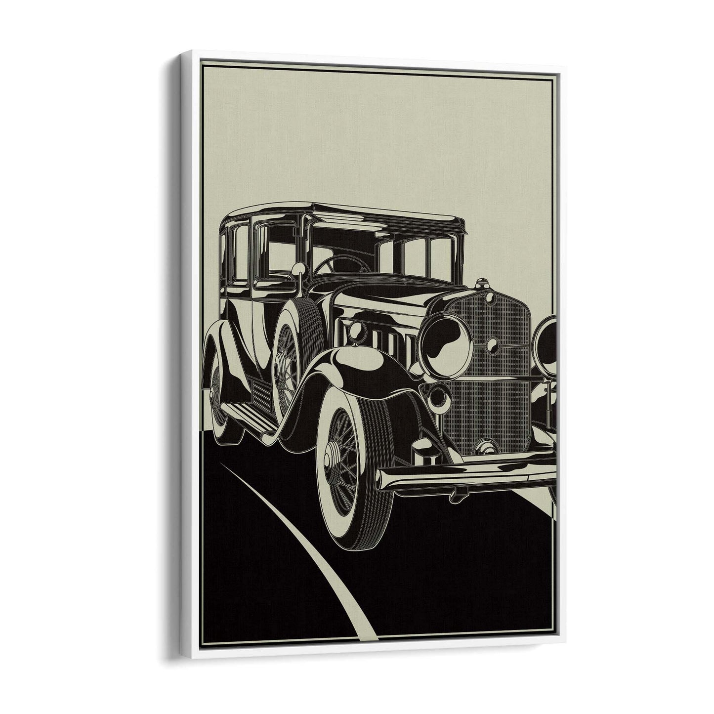 Art Deco Car Vintage Retro New York Wall Art #2 - The Affordable Art Company