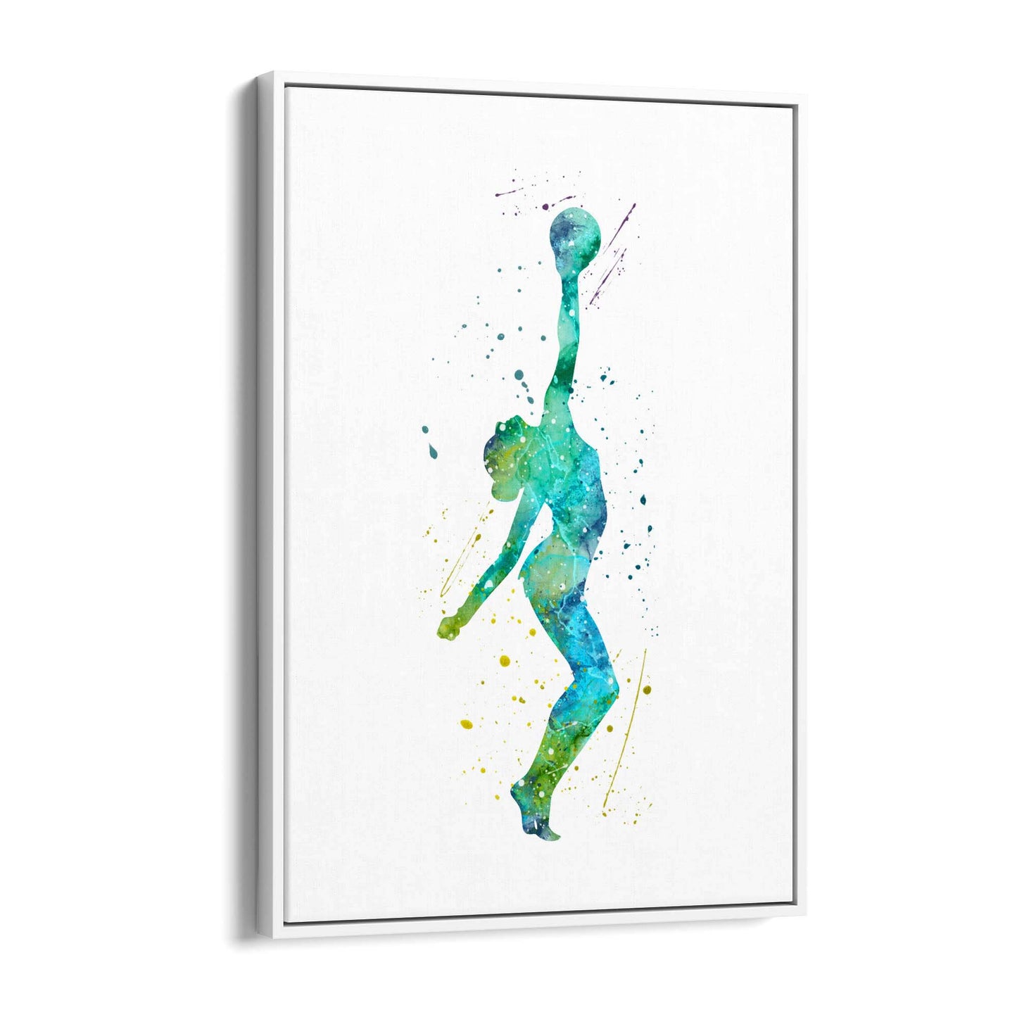 Gymnast Dance Girls Bedroom Gymnastics Wall Art #1 - The Affordable Art Company