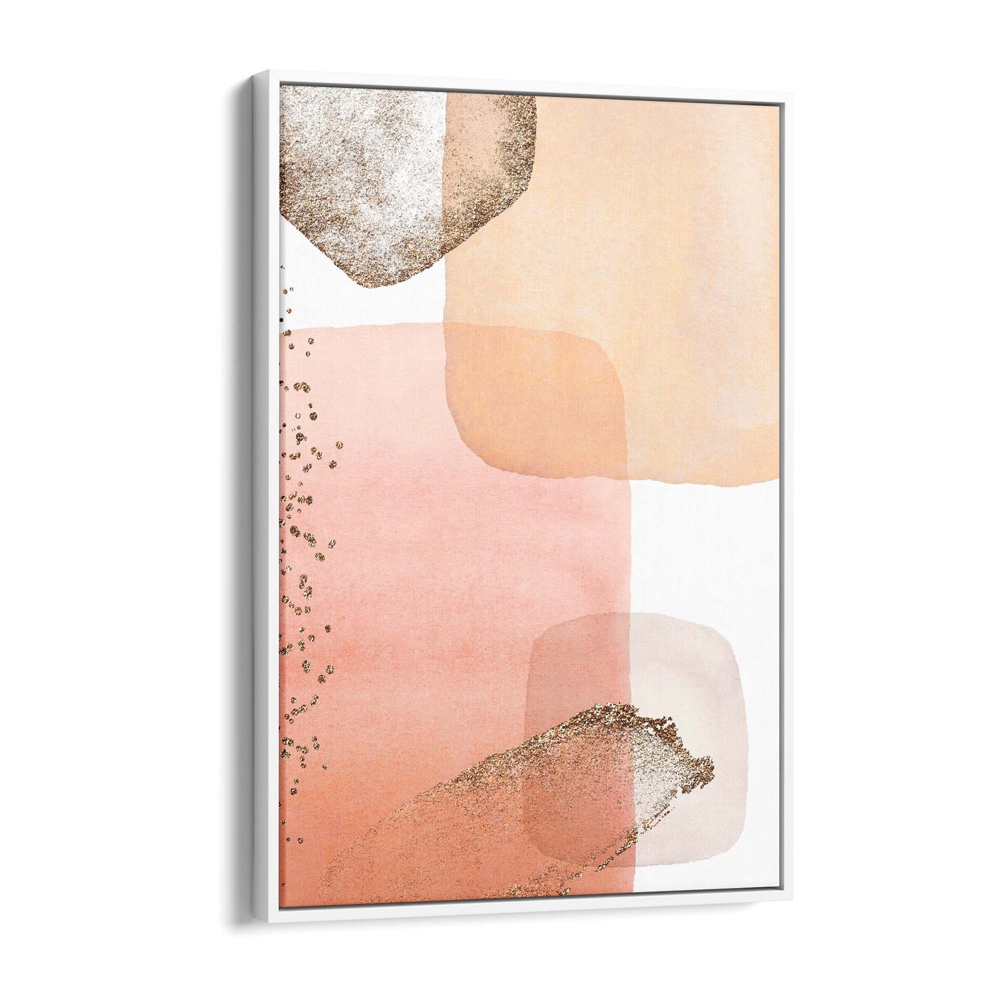 Abstract Modern Watercolour Shapes Painting Wall Art #12 - The Affordable Art Company