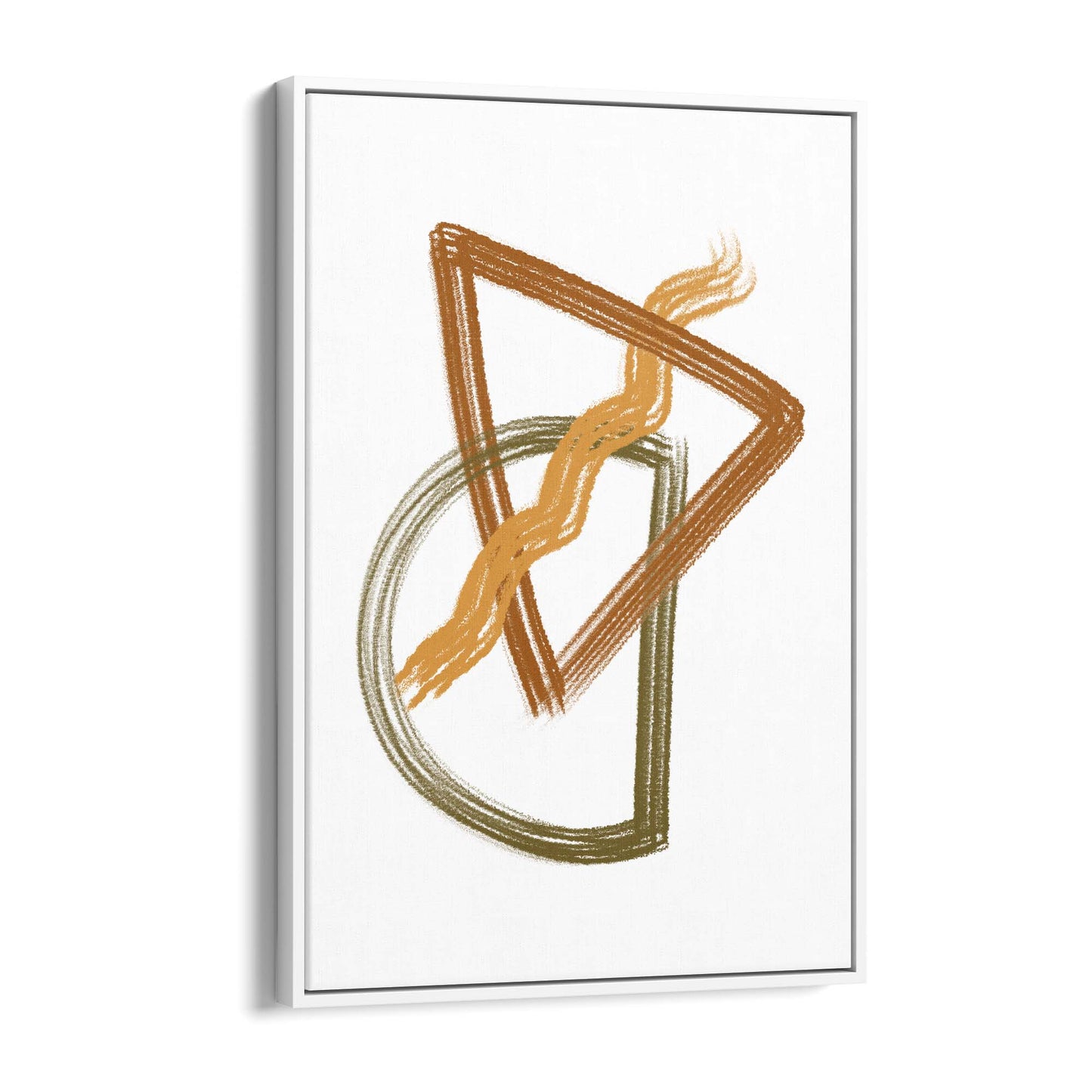 Abstract Minimal Shape Modern Artwork Wall Art #1 - The Affordable Art Company