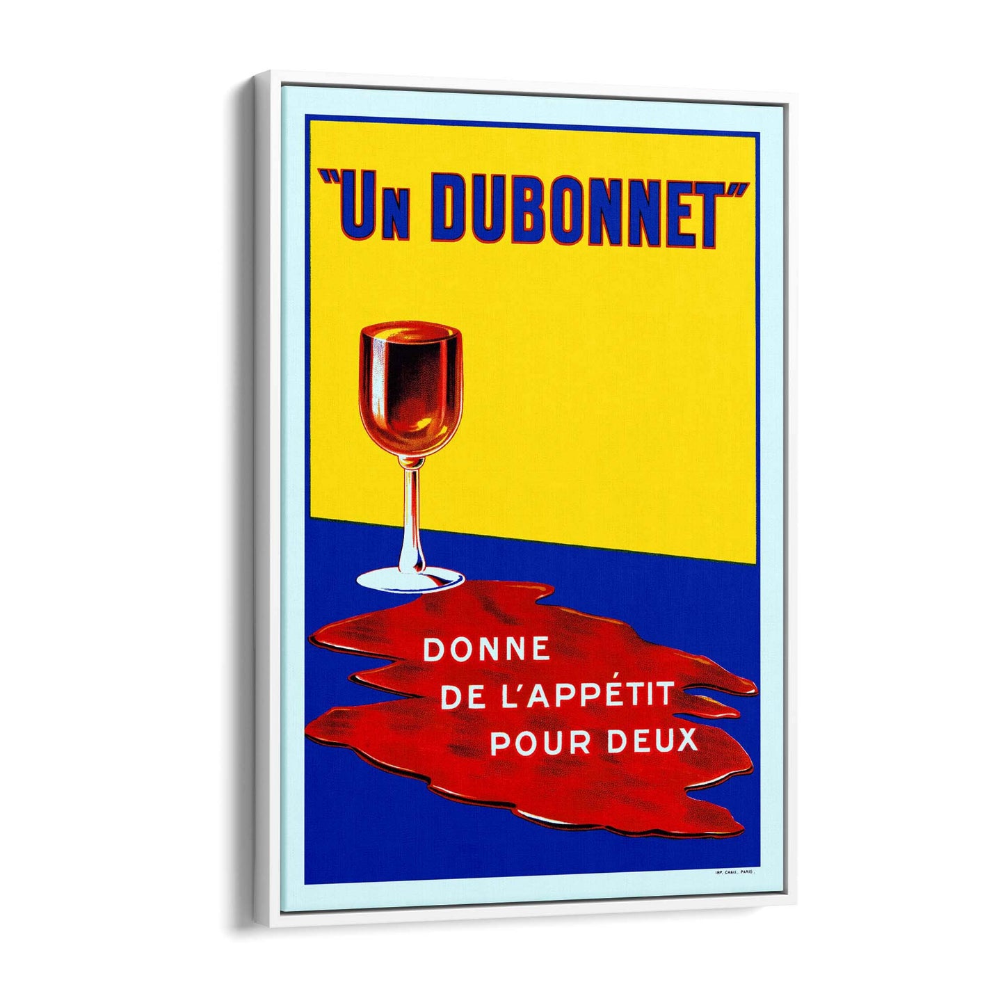 Dubonnet Aperitif Vintage Alcohol Advert Wall Art - The Affordable Art Company